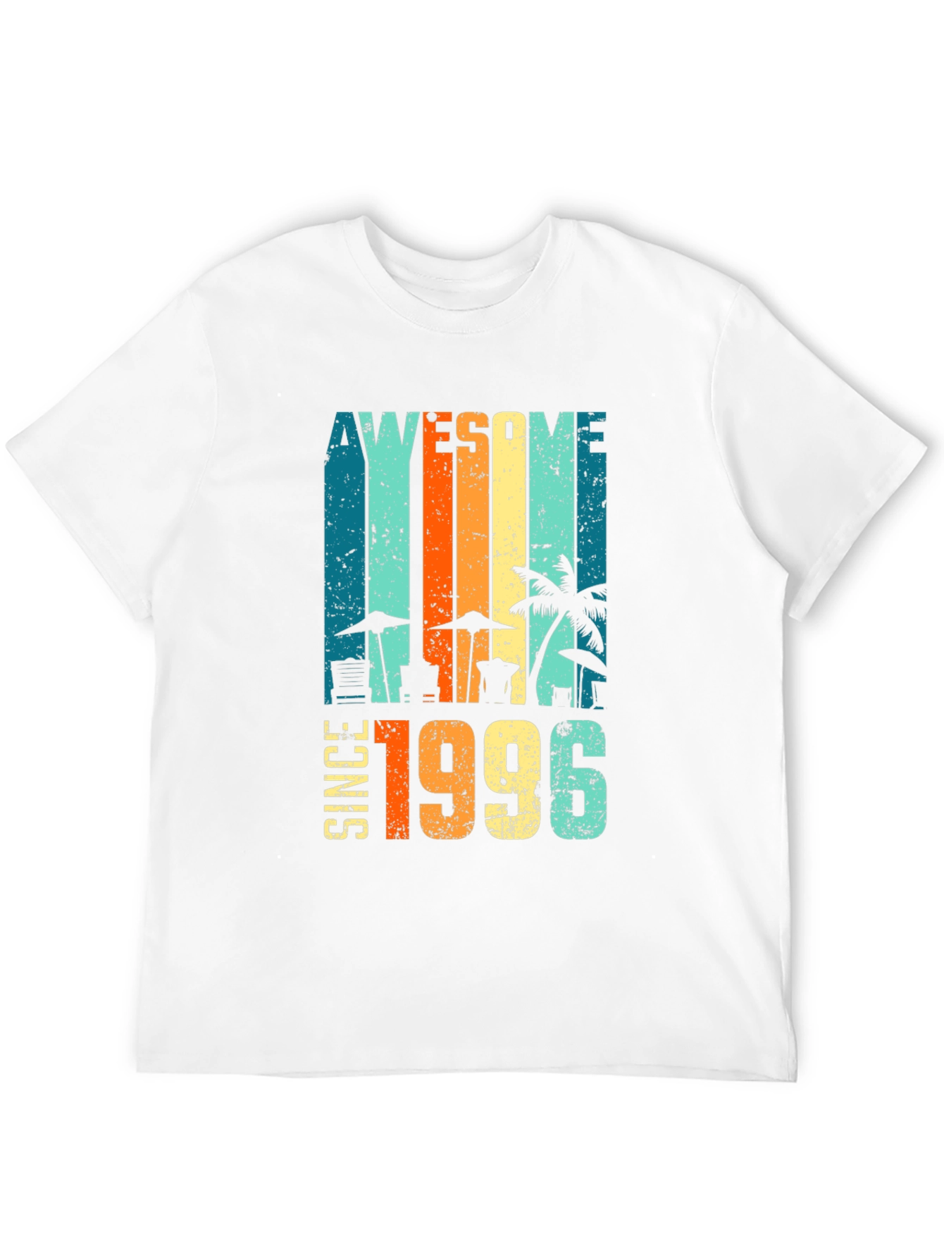 Awesome Since 1996 Beach Graphic T-Shirt