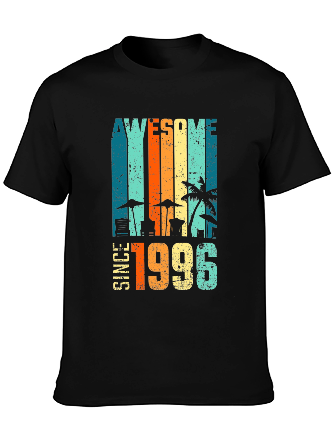 Awesome Since 1996 Beach Graphic T-Shirt