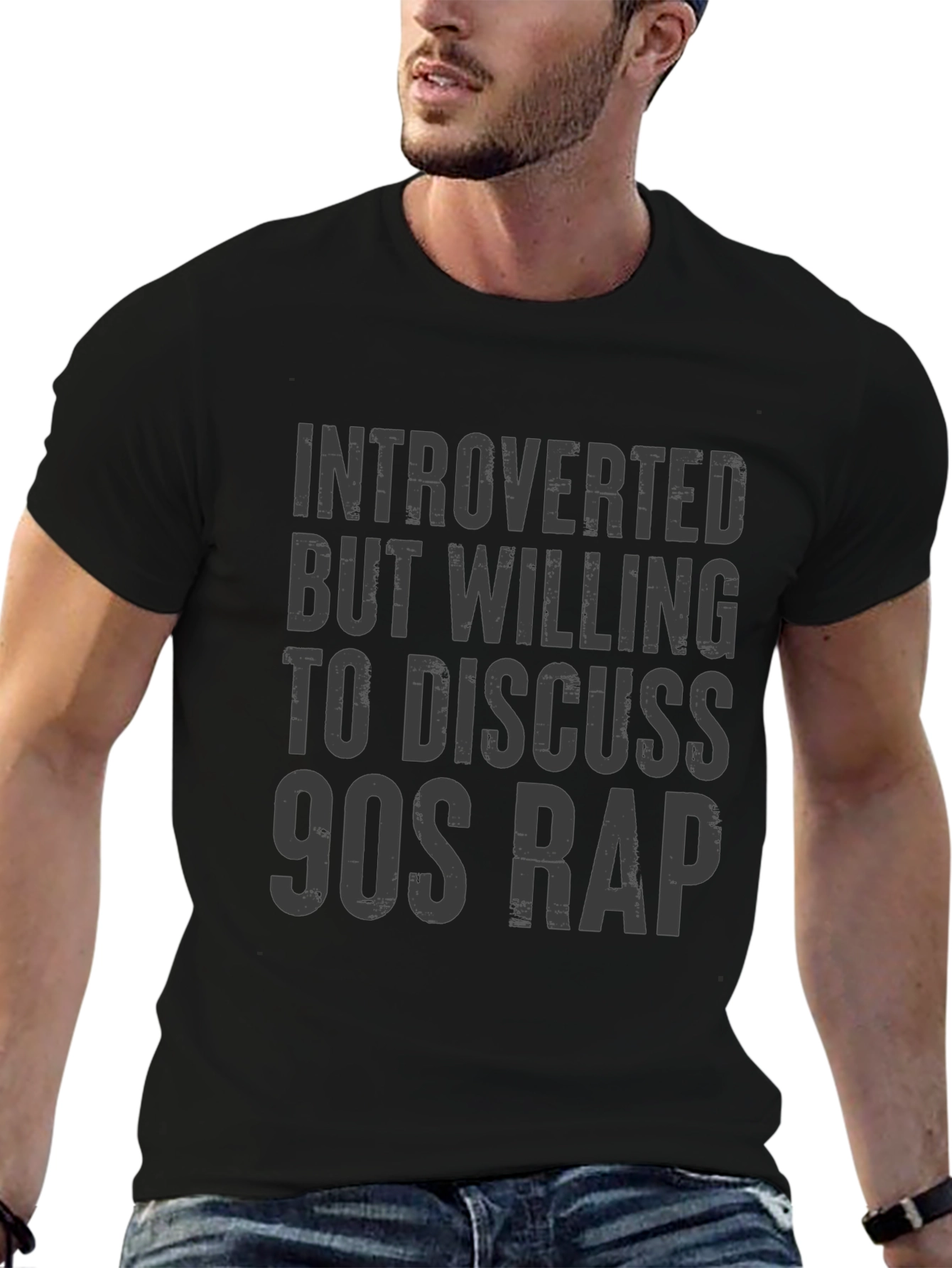 Introverted 90s Rap Graphic Tee