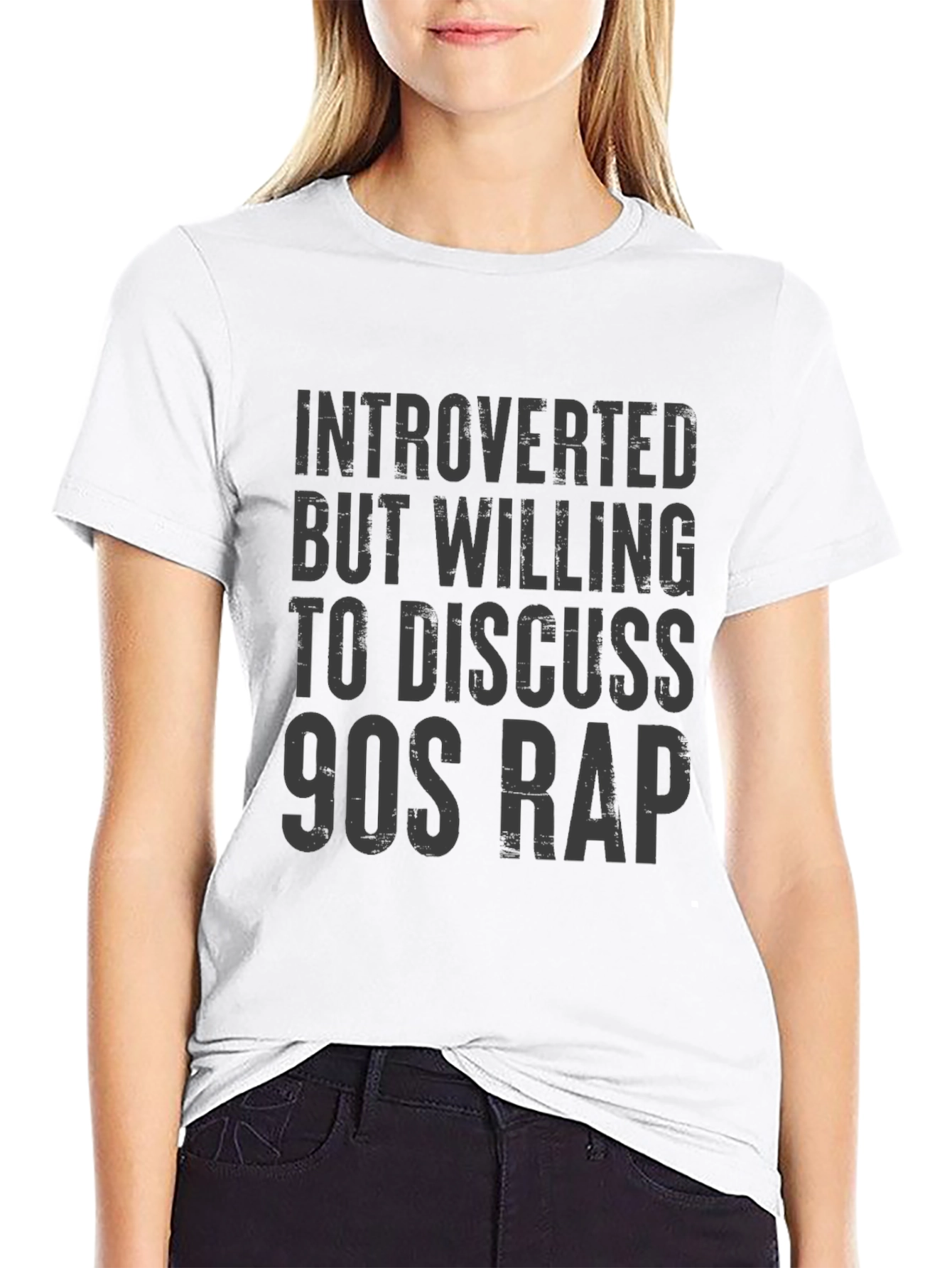 Introverted 90s Rap Graphic Tee