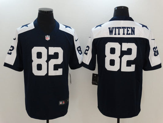 Men's Dallas Cowboys Jason Witten #82 Navy Alternate Fashion Game Jerseys