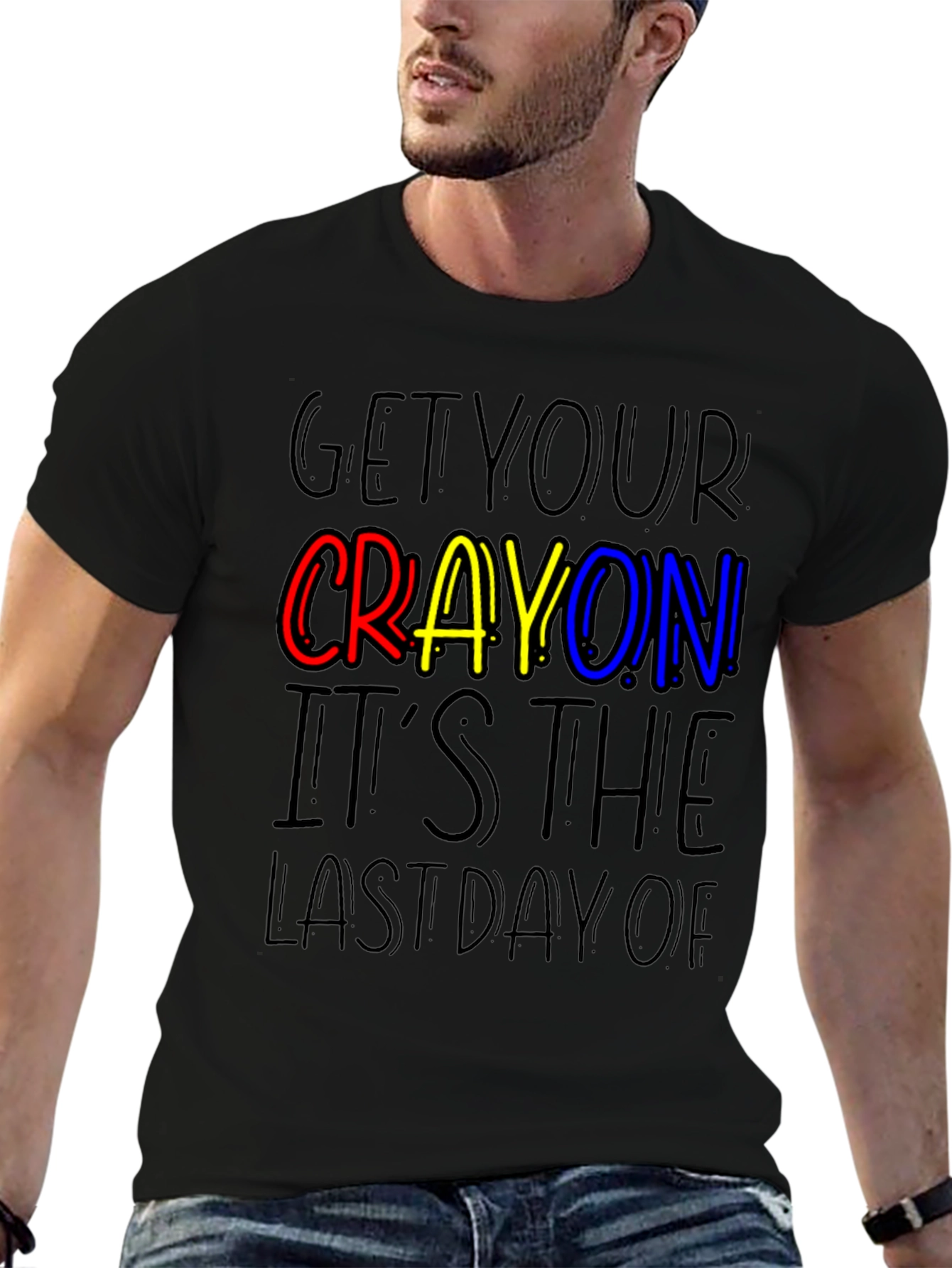 Get Your Crayon Last Day T-Shirt