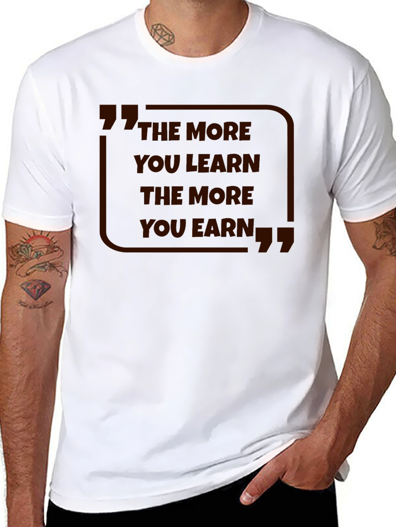 The More You Learn T-Shirt
