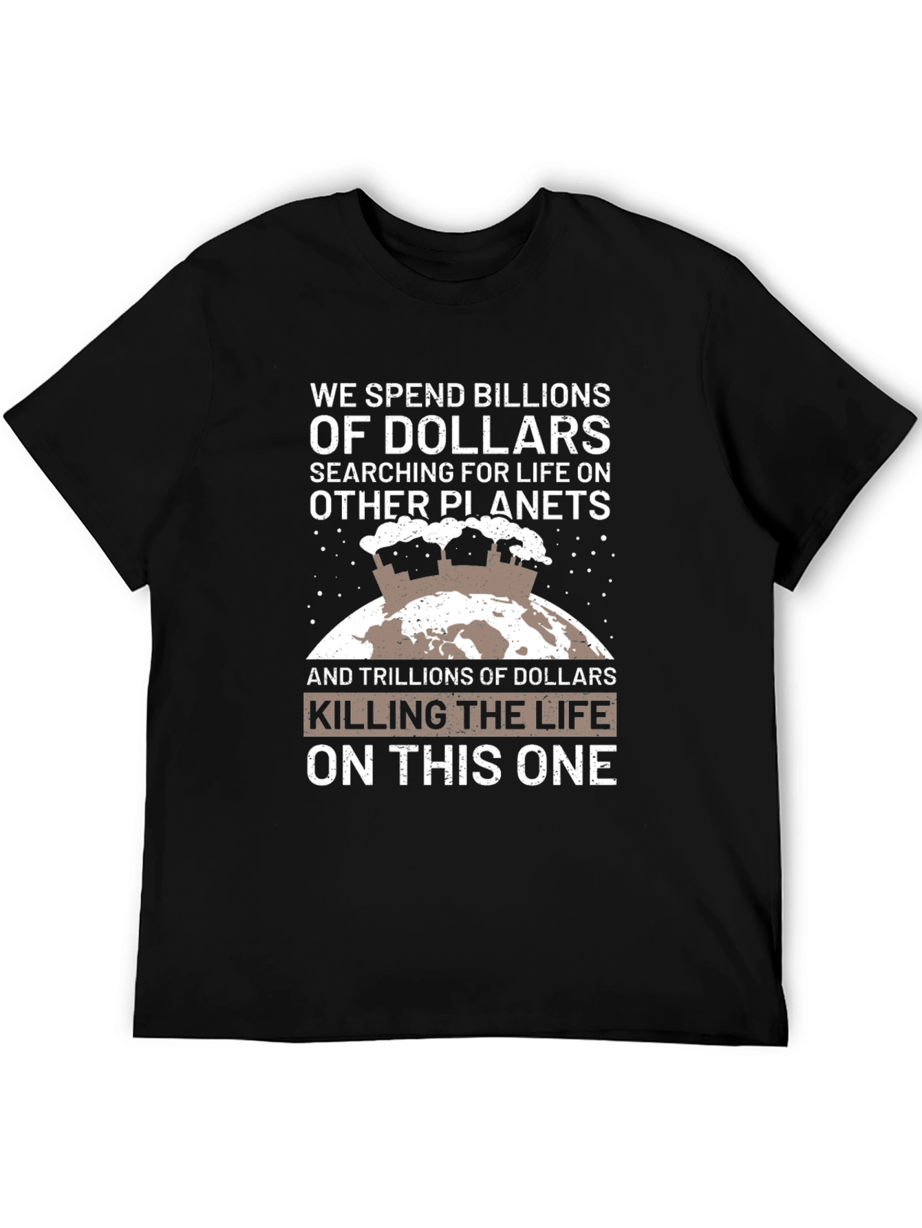 Earth Awareness Graphic T-Shirt