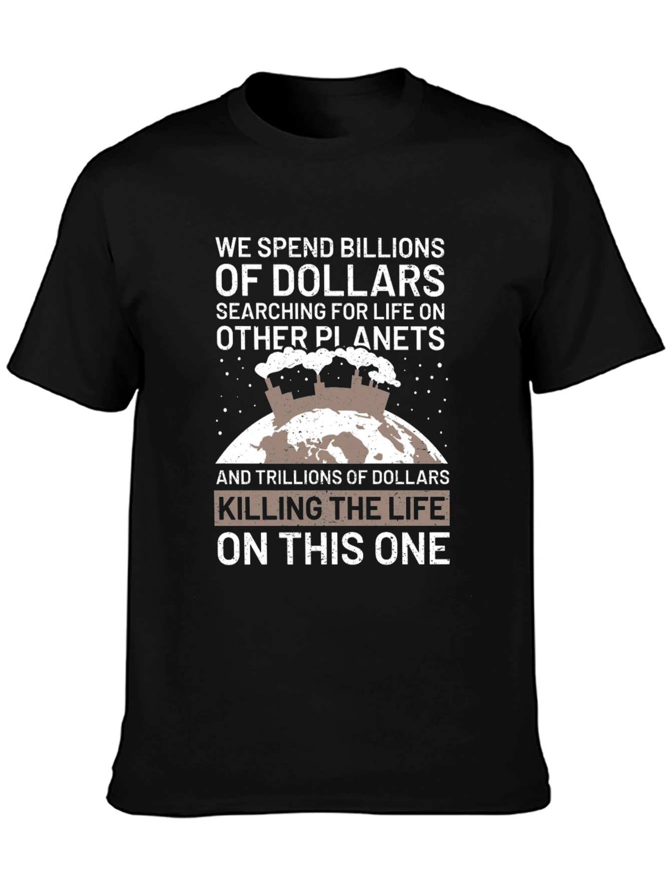 Earth Awareness Graphic T-Shirt