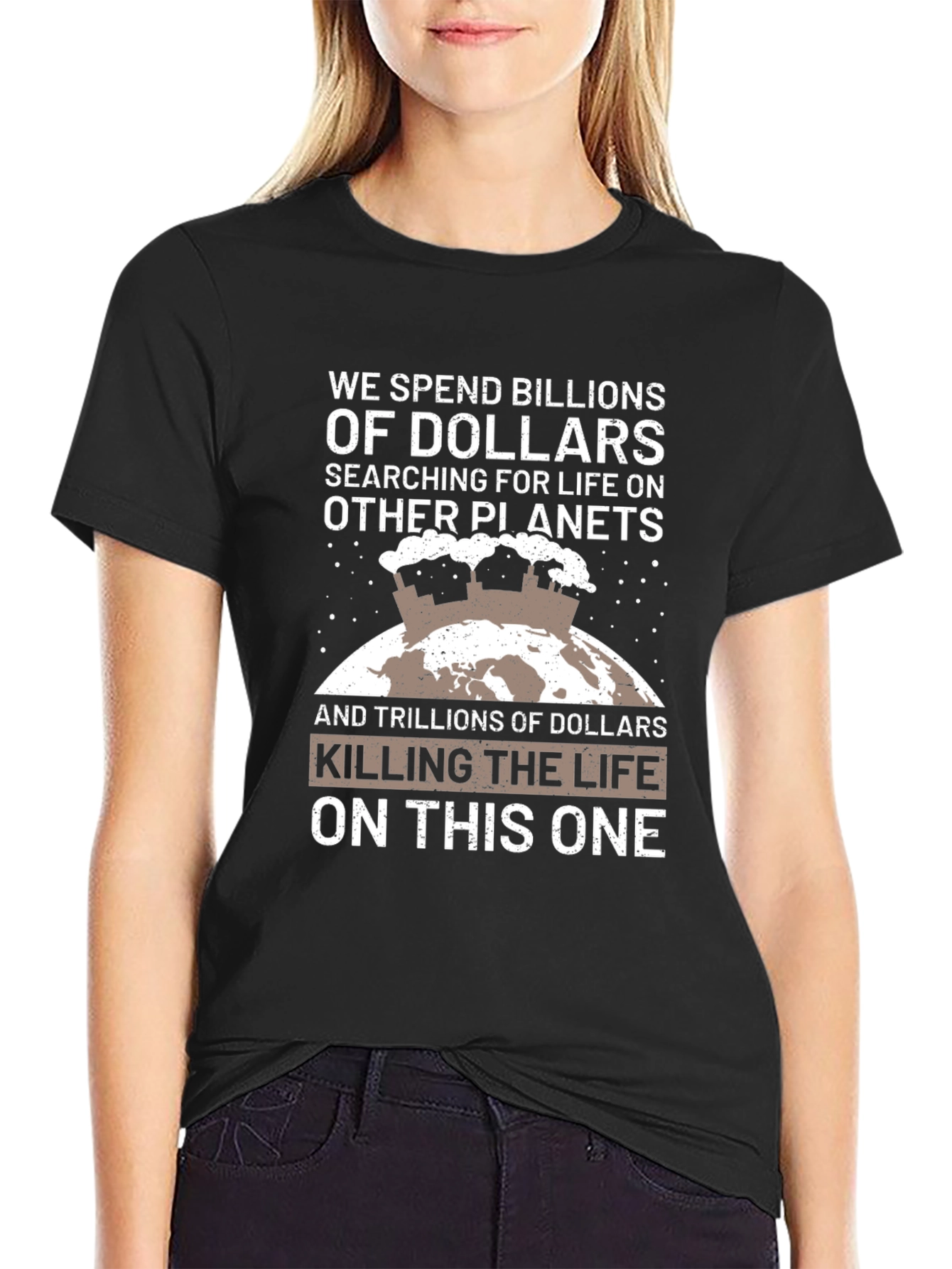 Earth Awareness Graphic T-Shirt