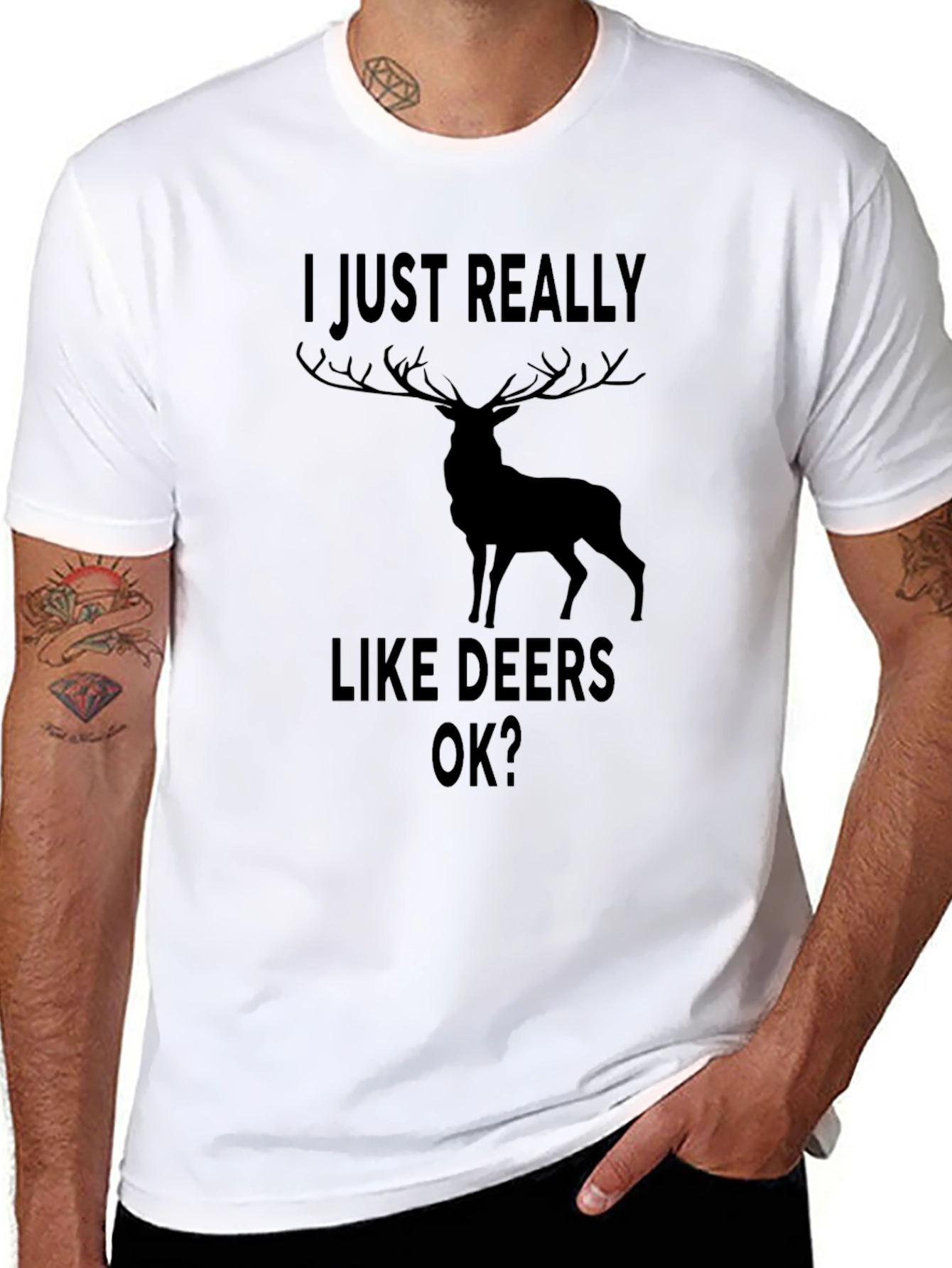 I Just Really Like Deers Ok T-Shirt