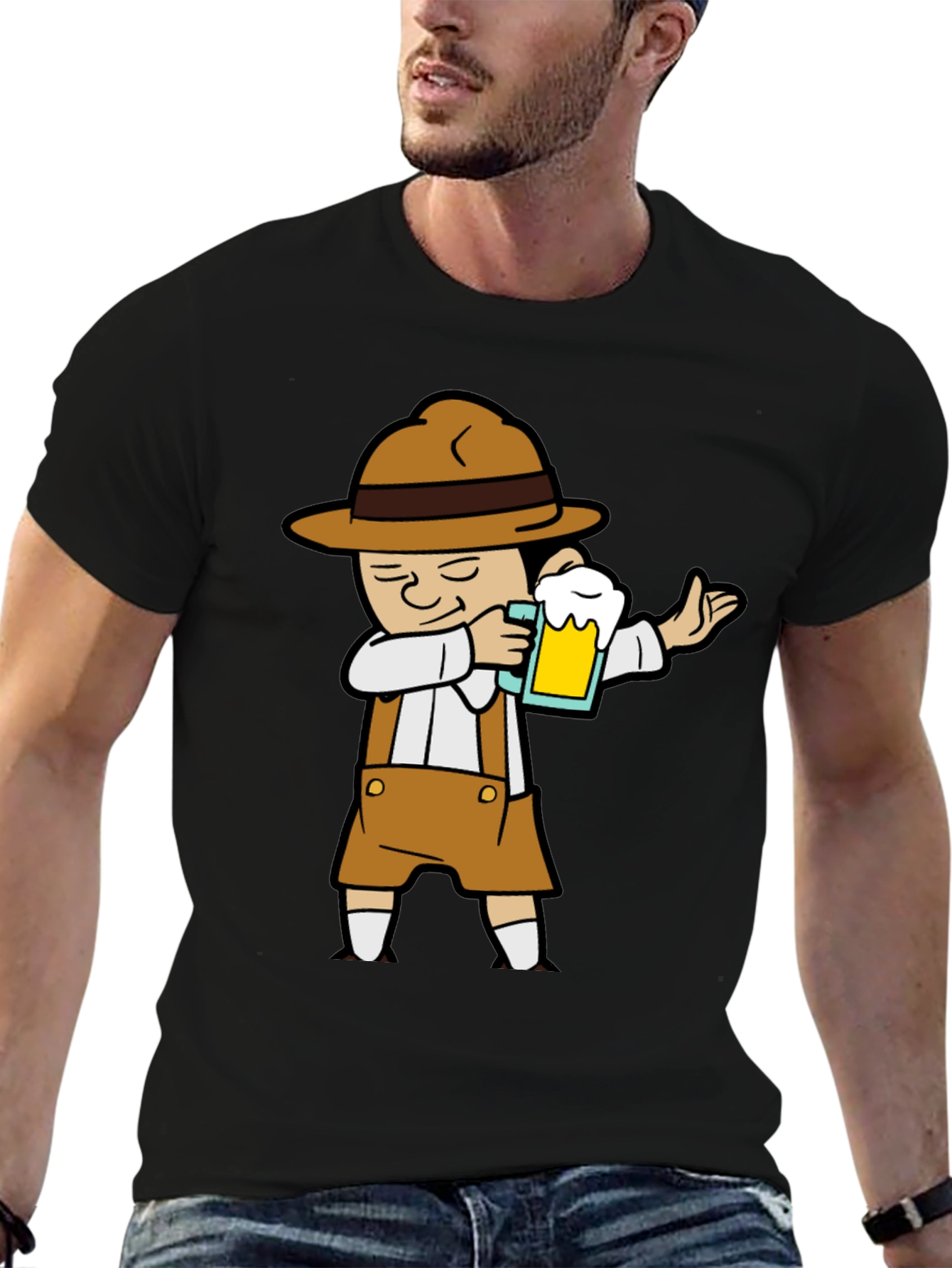 Oktoberfest Dabbing Beer T-Shirt