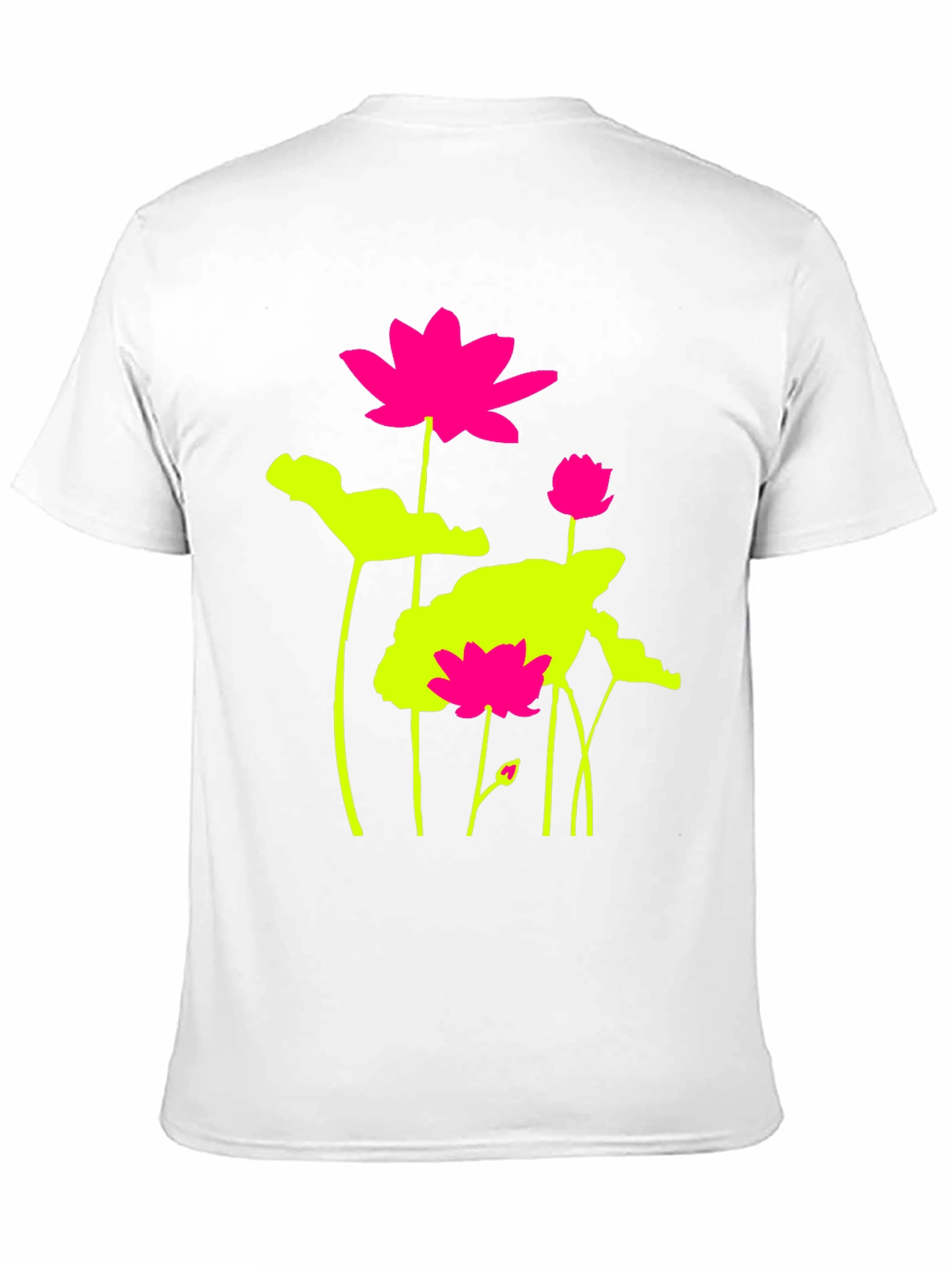 Lotus Flower Graphic Print T-Shirt