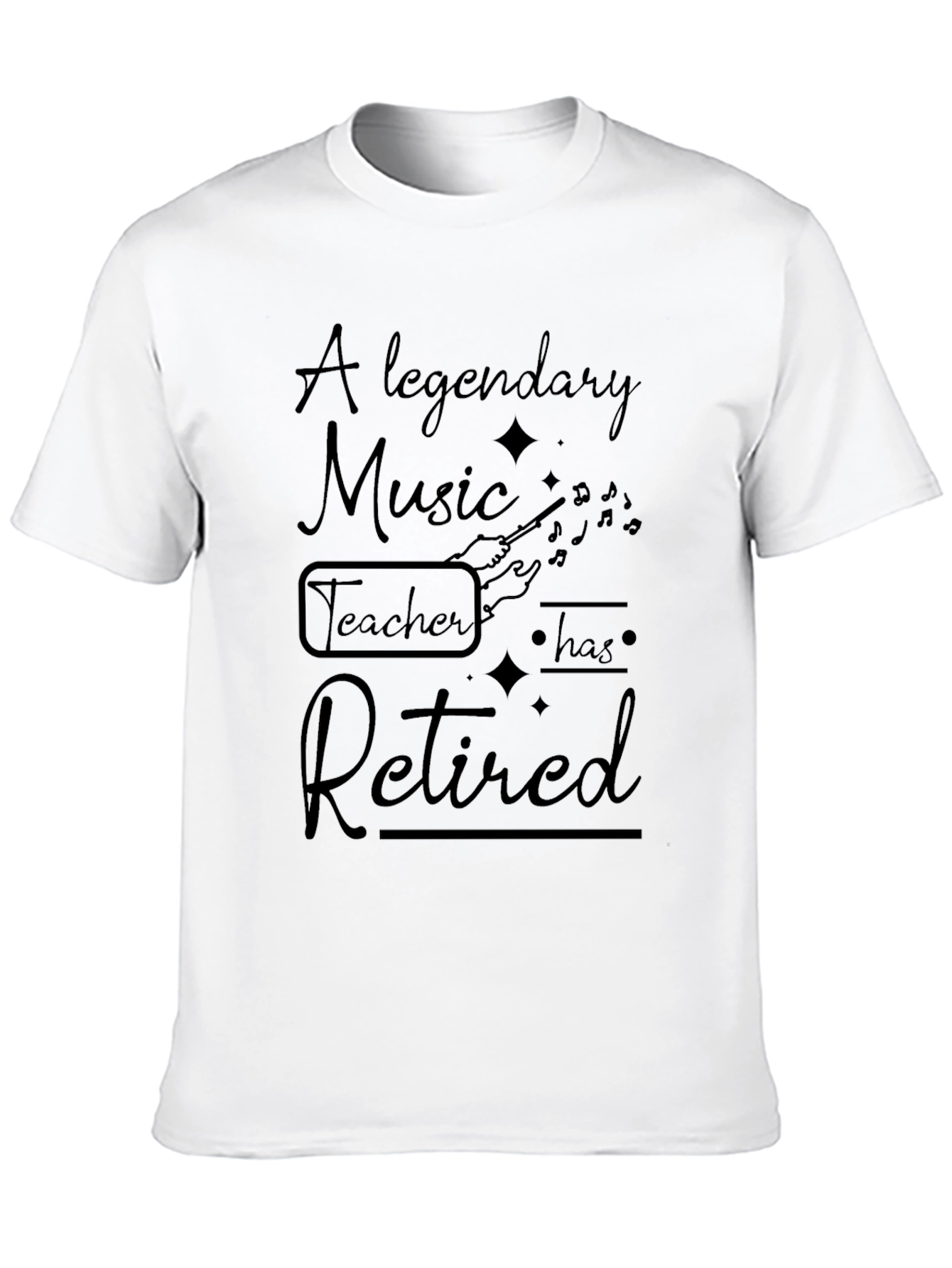 Legendary Music Teacher Retired T-Shirt