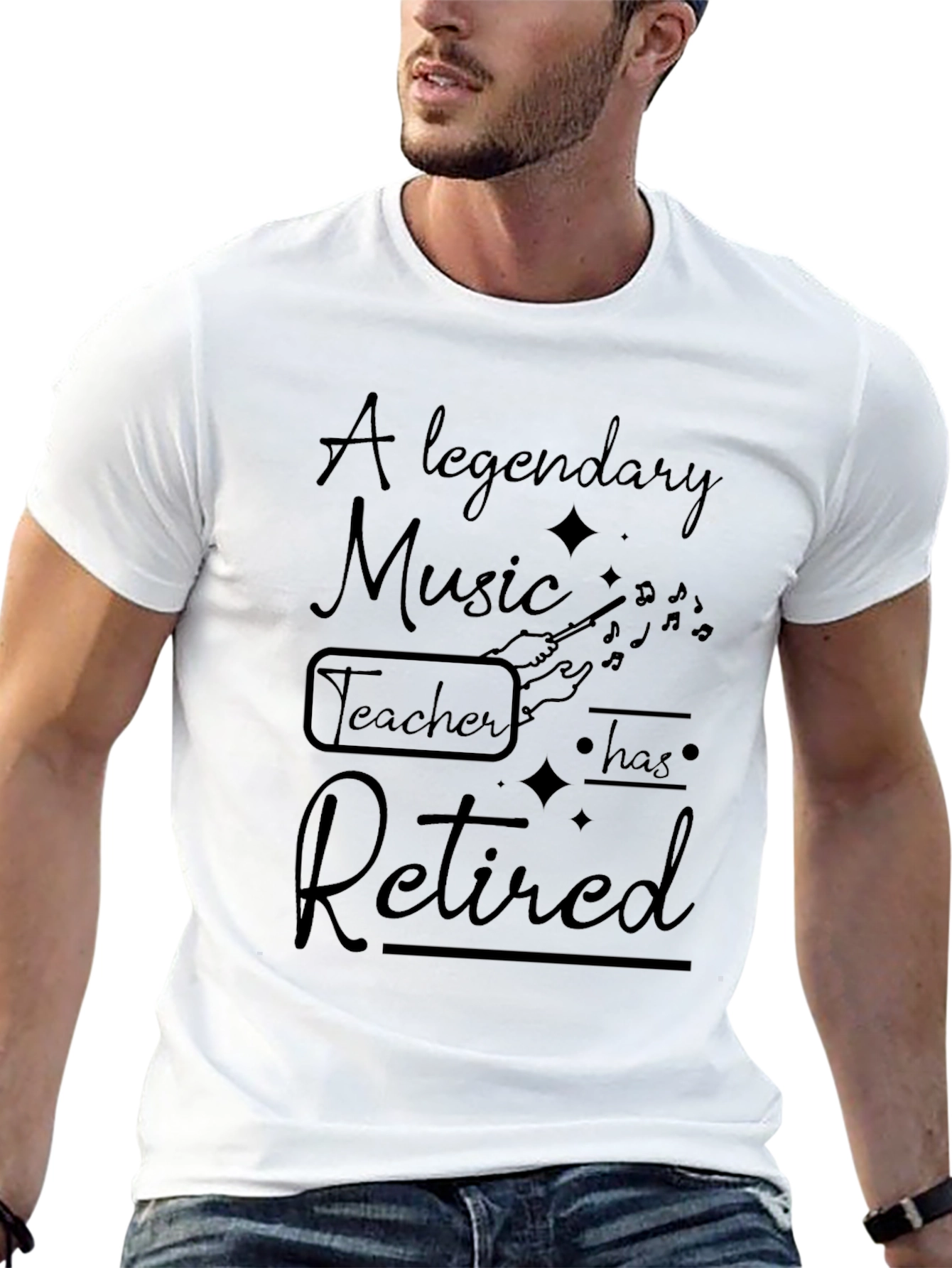 Legendary Music Teacher Retired T-Shirt