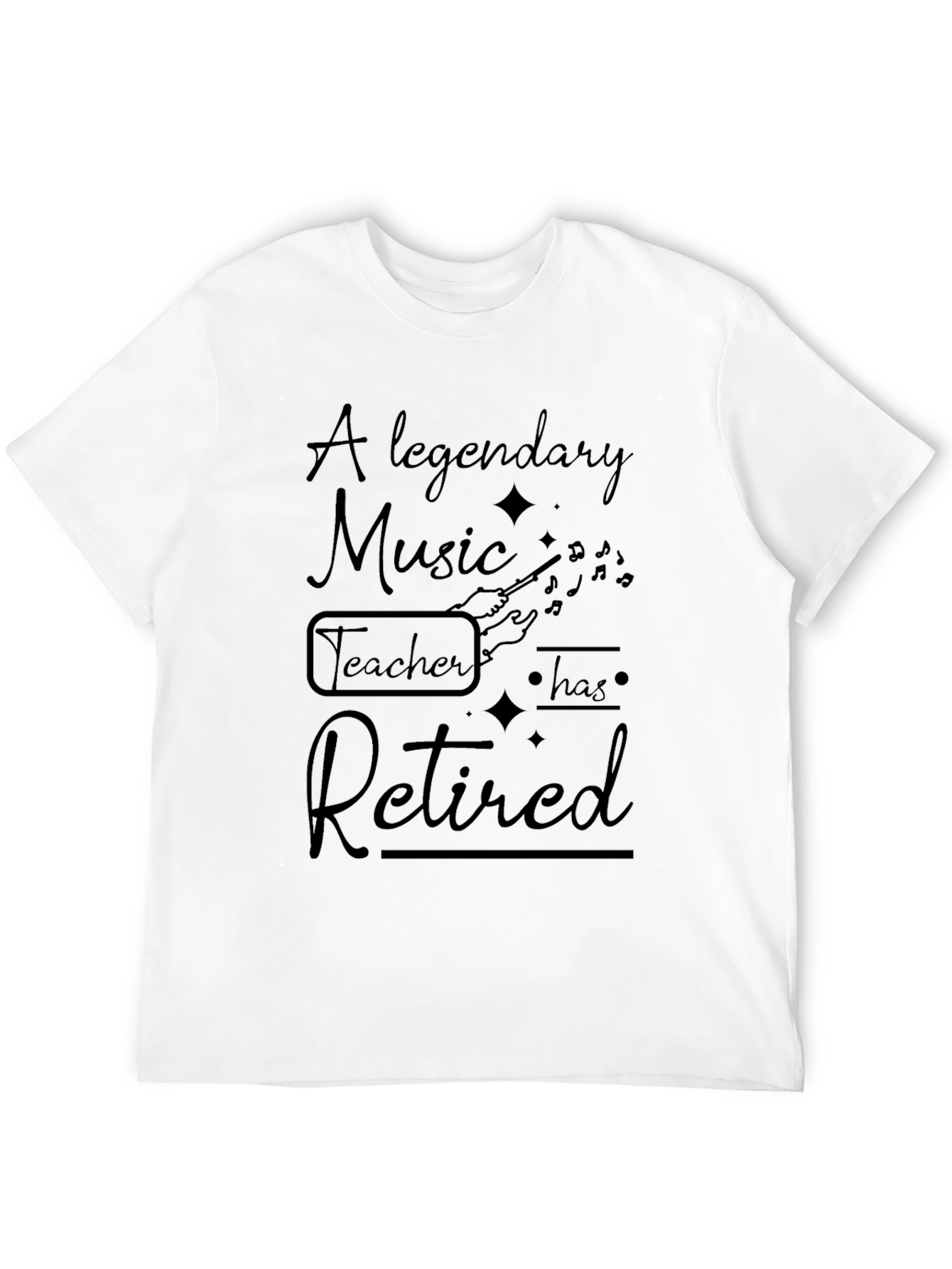 Legendary Music Teacher Retired T-Shirt