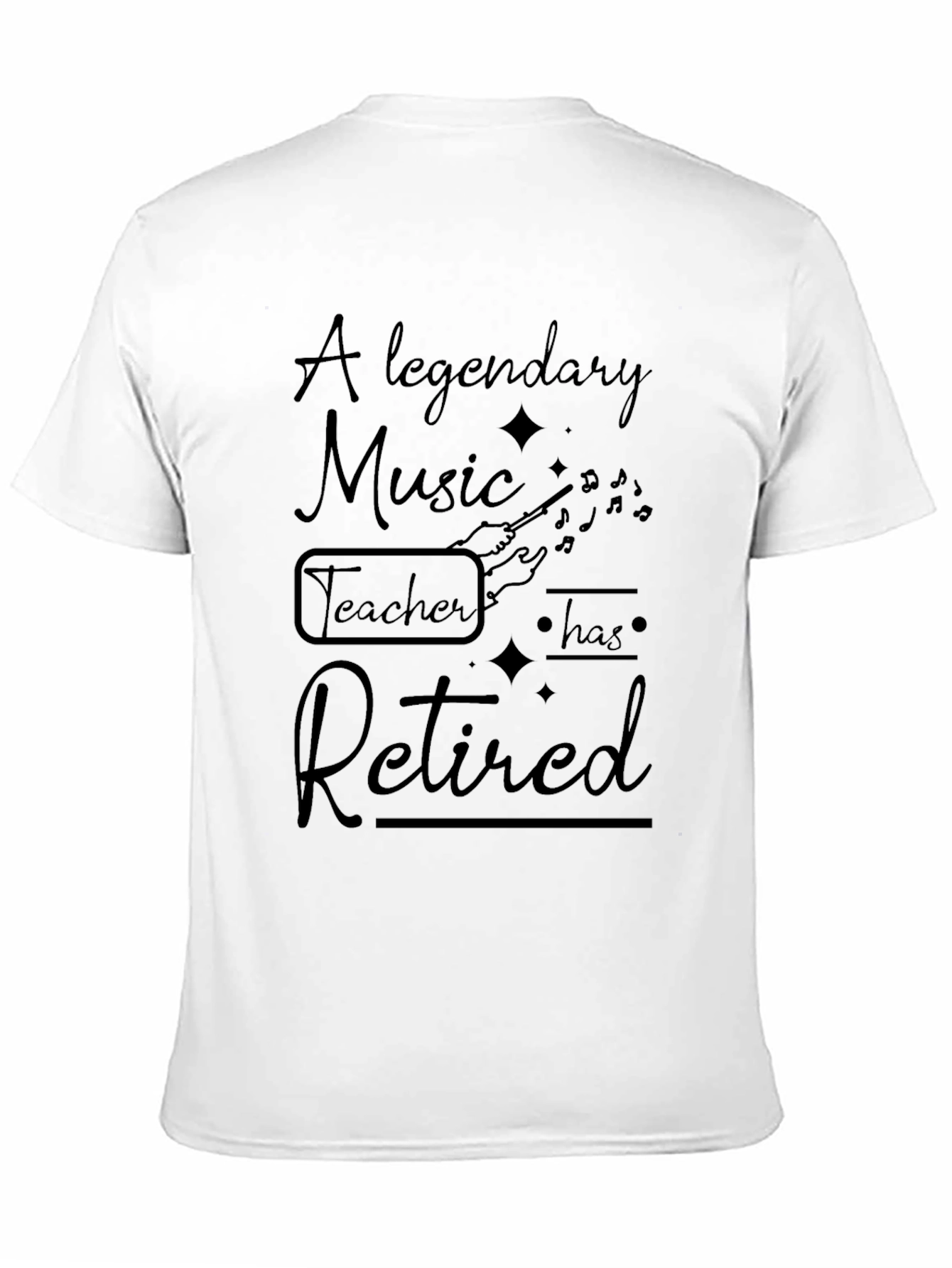 Legendary Music Teacher Retired T-Shirt