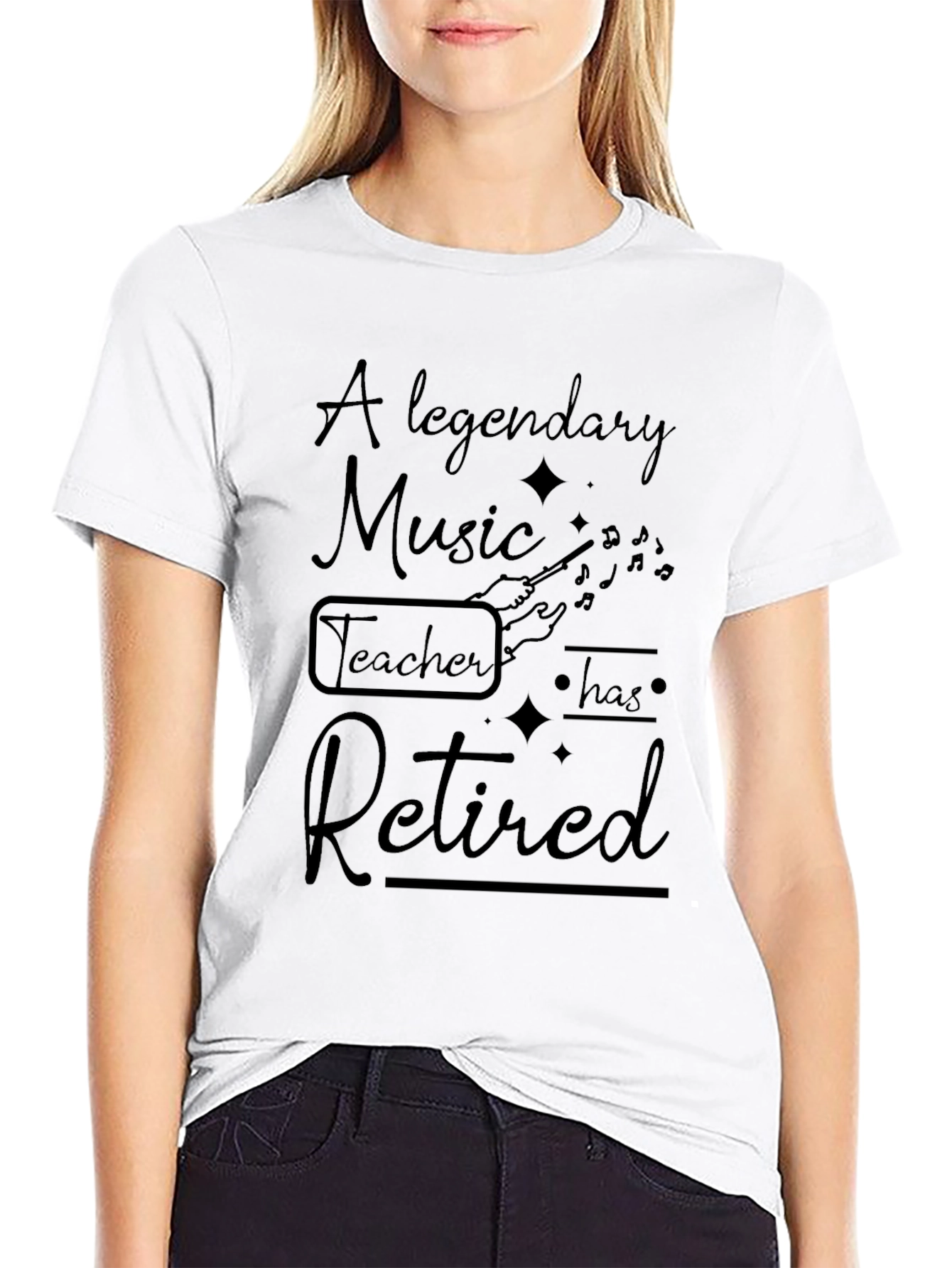 Legendary Music Teacher Retired T-Shirt