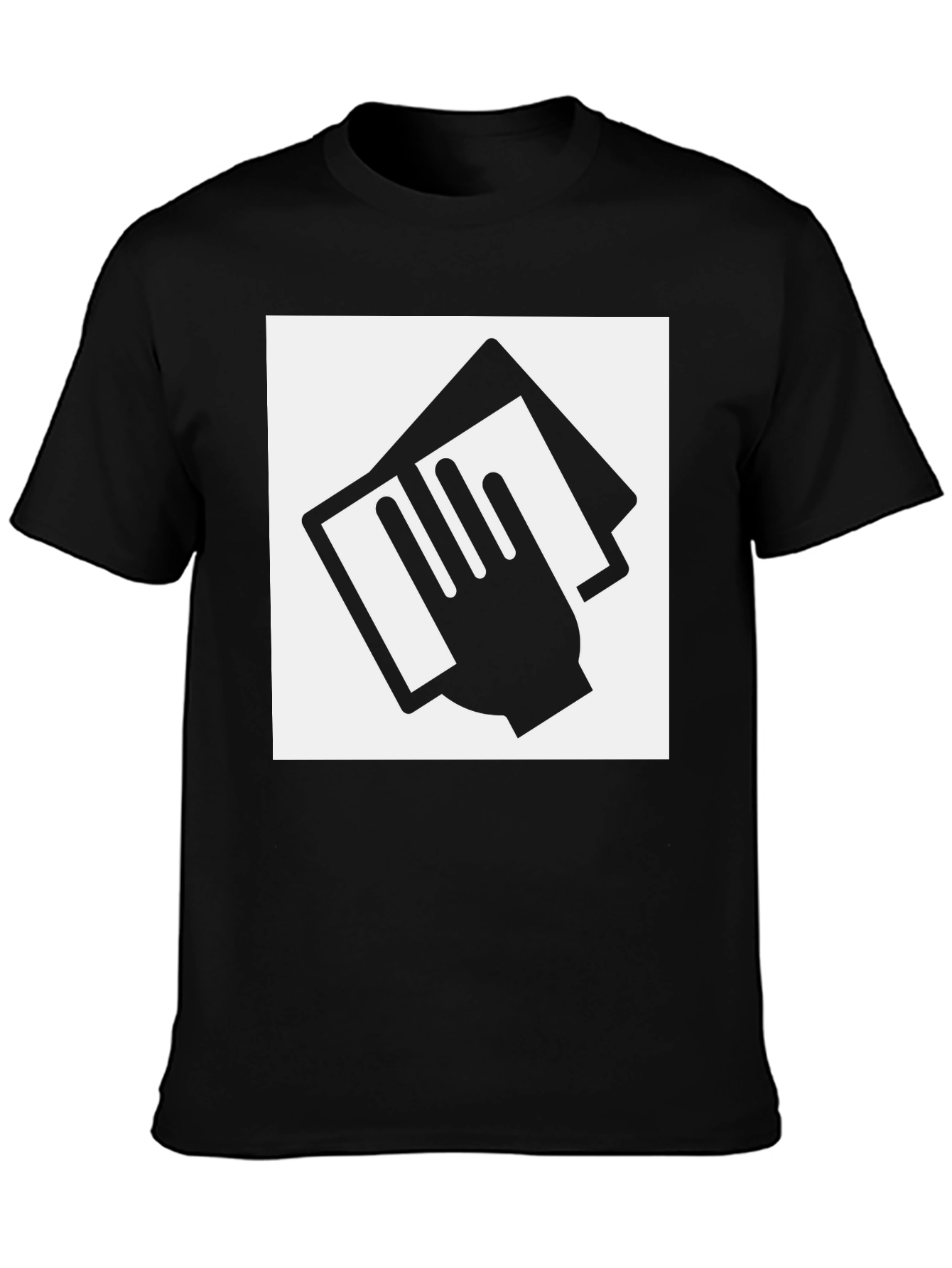 Clean Up T-Shirt: Stylish Hand & Wipe Graphic Tee