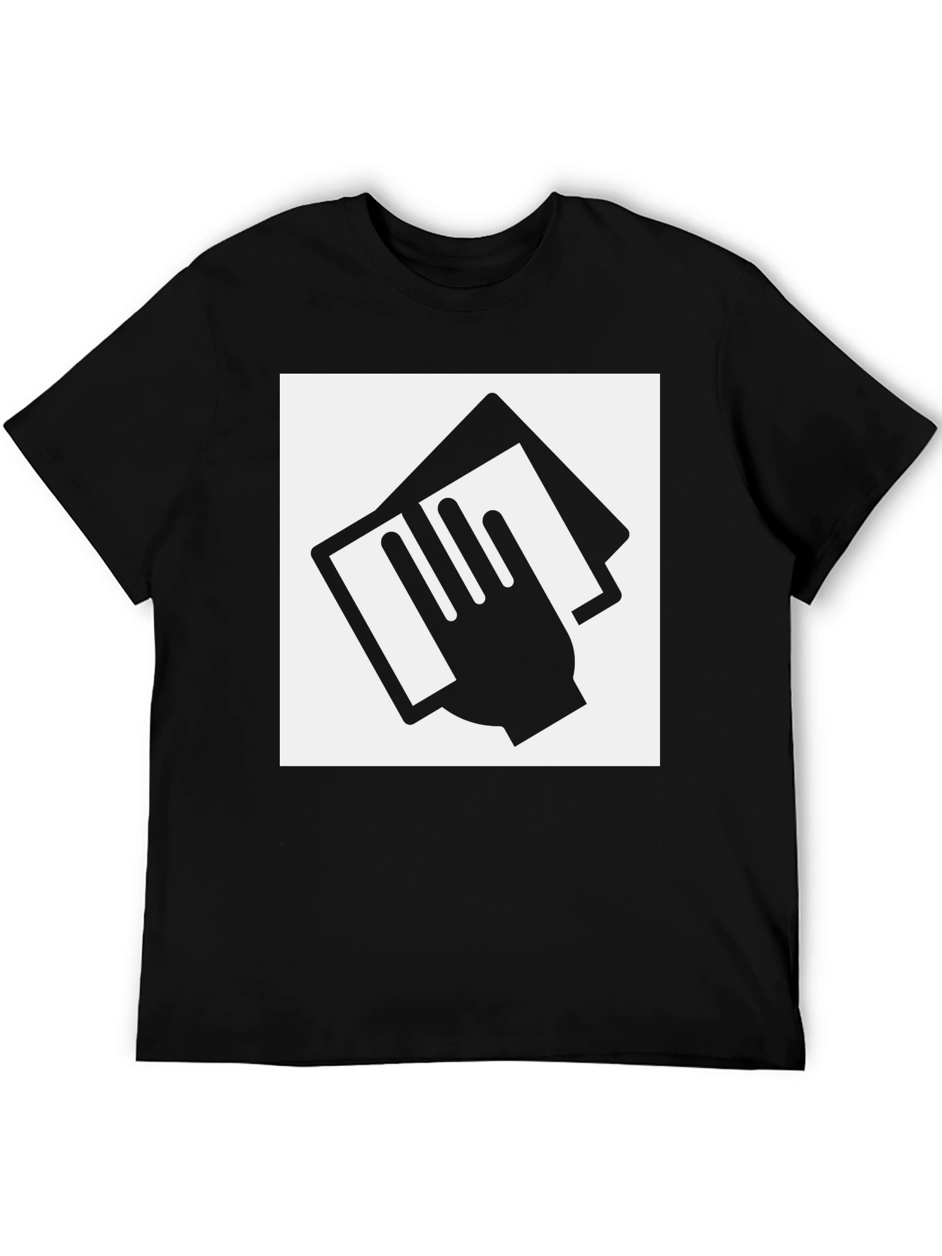 Clean Up T-Shirt: Stylish Hand & Wipe Graphic Tee