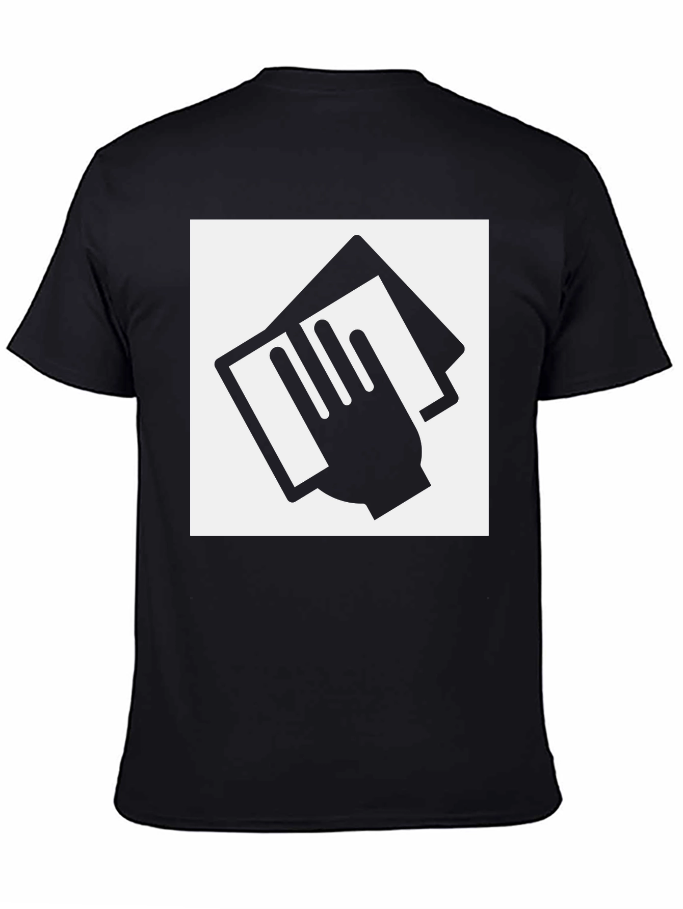 Clean Up T-Shirt: Stylish Hand & Wipe Graphic Tee
