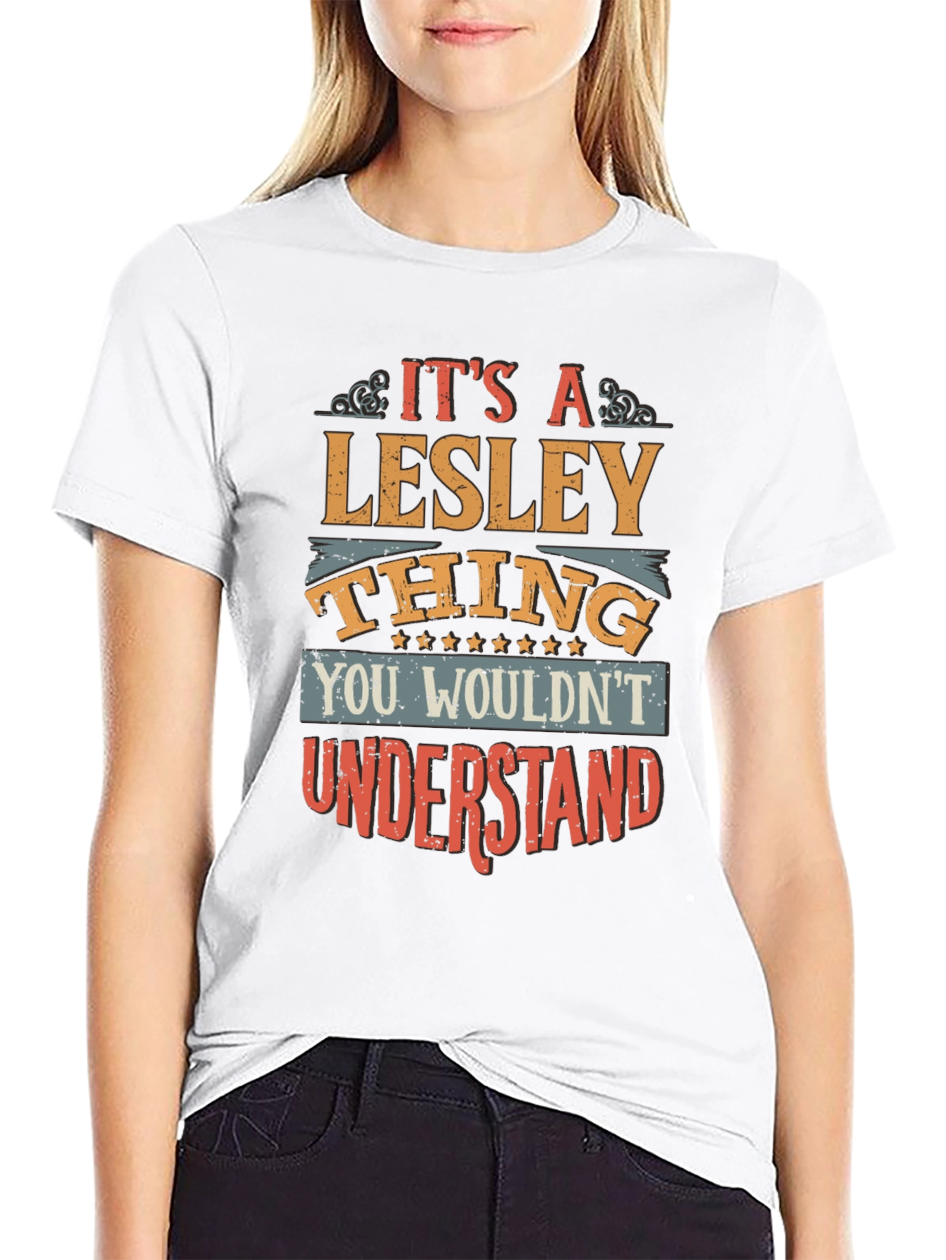 Its A Lesley Thing T-Shirt Funny Name Tee