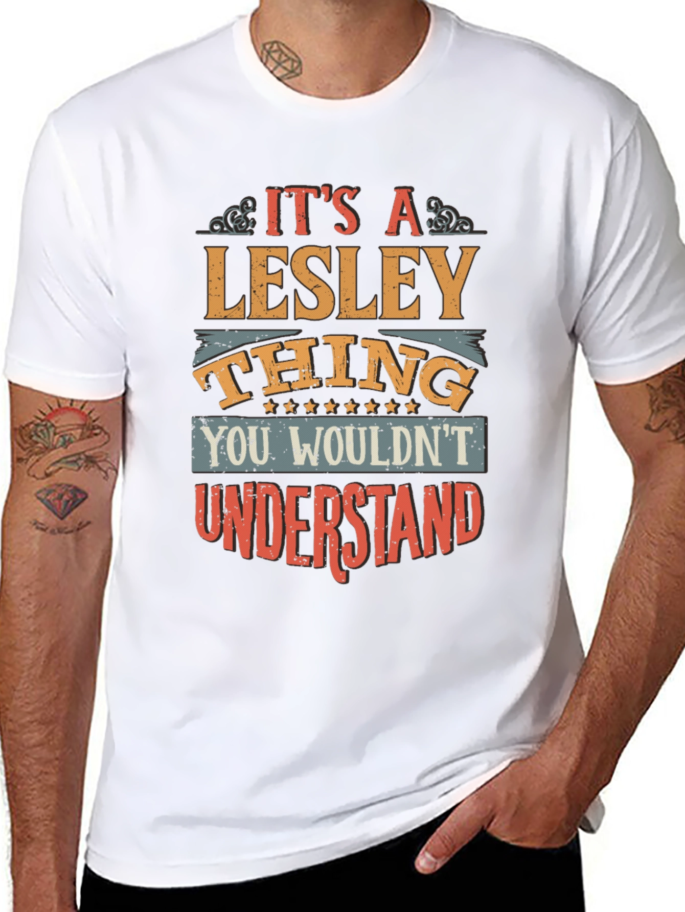 Its A Lesley Thing T-Shirt Funny Name Tee