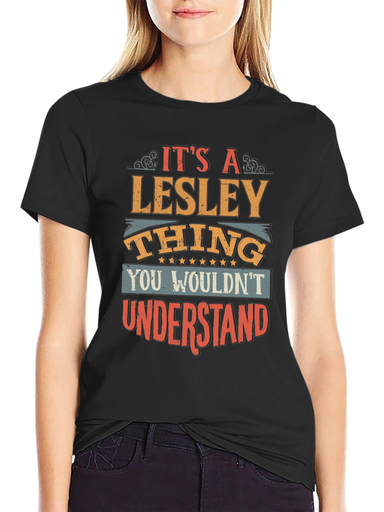 Its A Lesley Thing T-Shirt Funny Name Tee