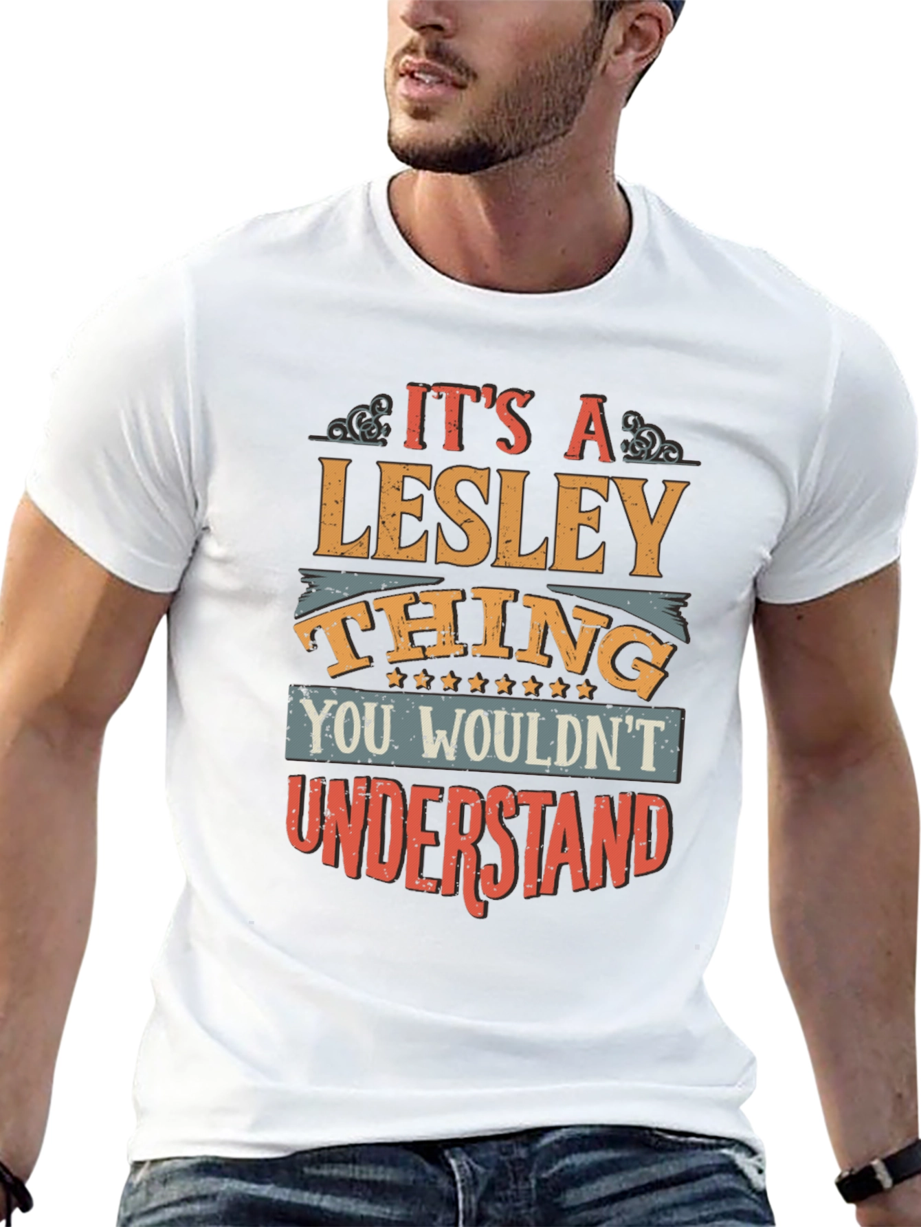 Its A Lesley Thing T-Shirt Funny Name Tee