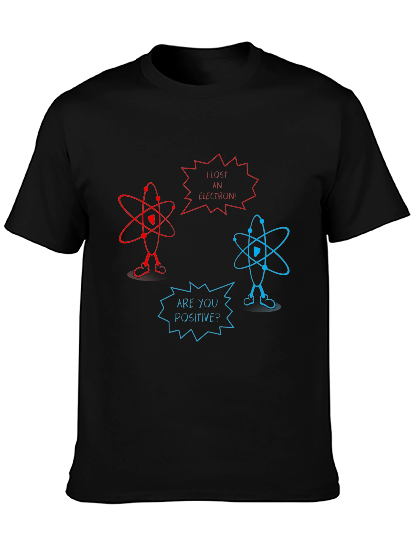 Funny Science Pun T-Shirt - Lost an Electron?