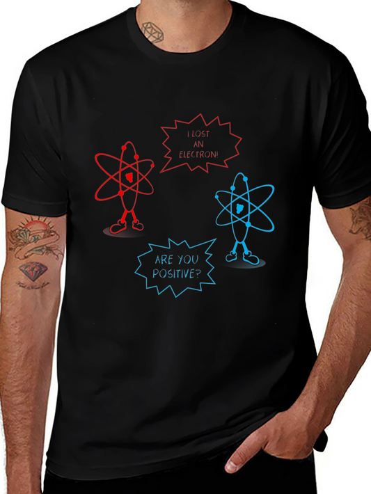 Funny Science Pun T-Shirt - Lost an Electron?