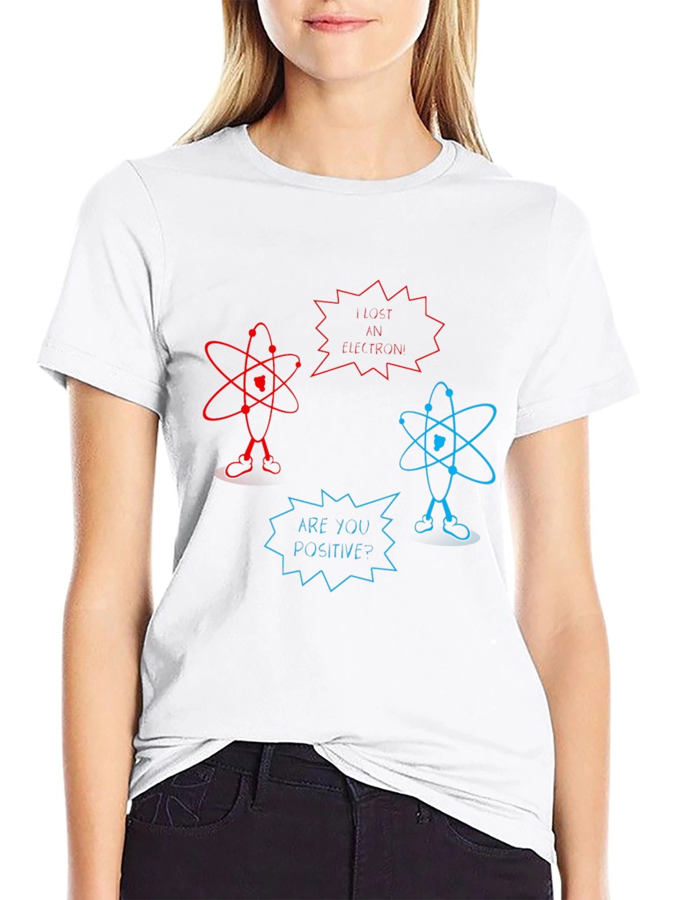 Funny Science Pun T-Shirt - Lost an Electron?