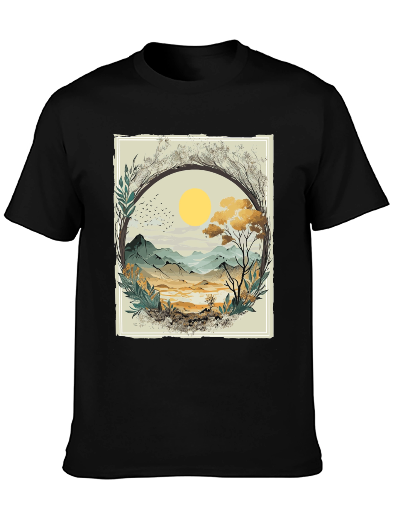 Nature Scene Graphic T-Shirt