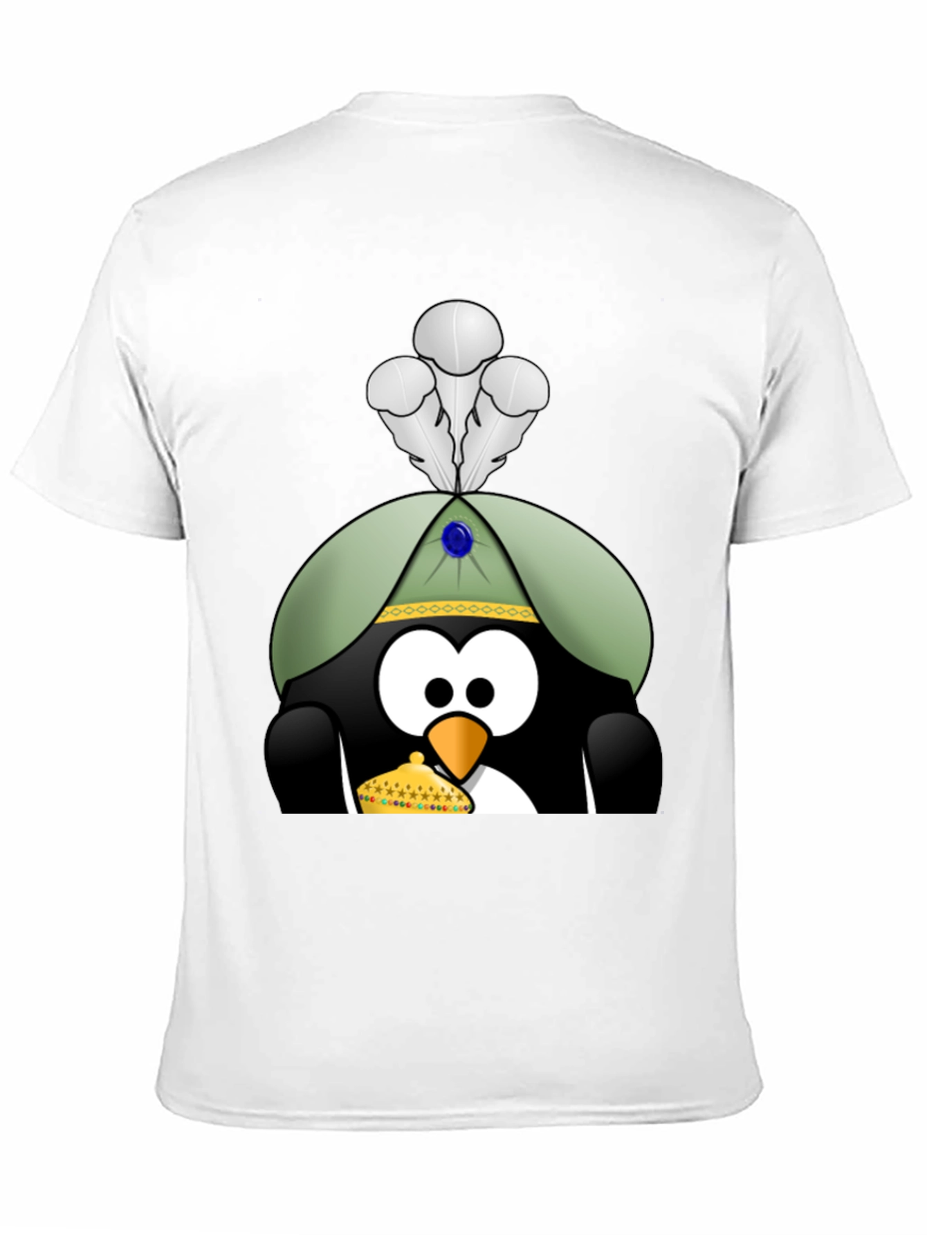 Penguin T-Shirt with Royal Hat & Crown
