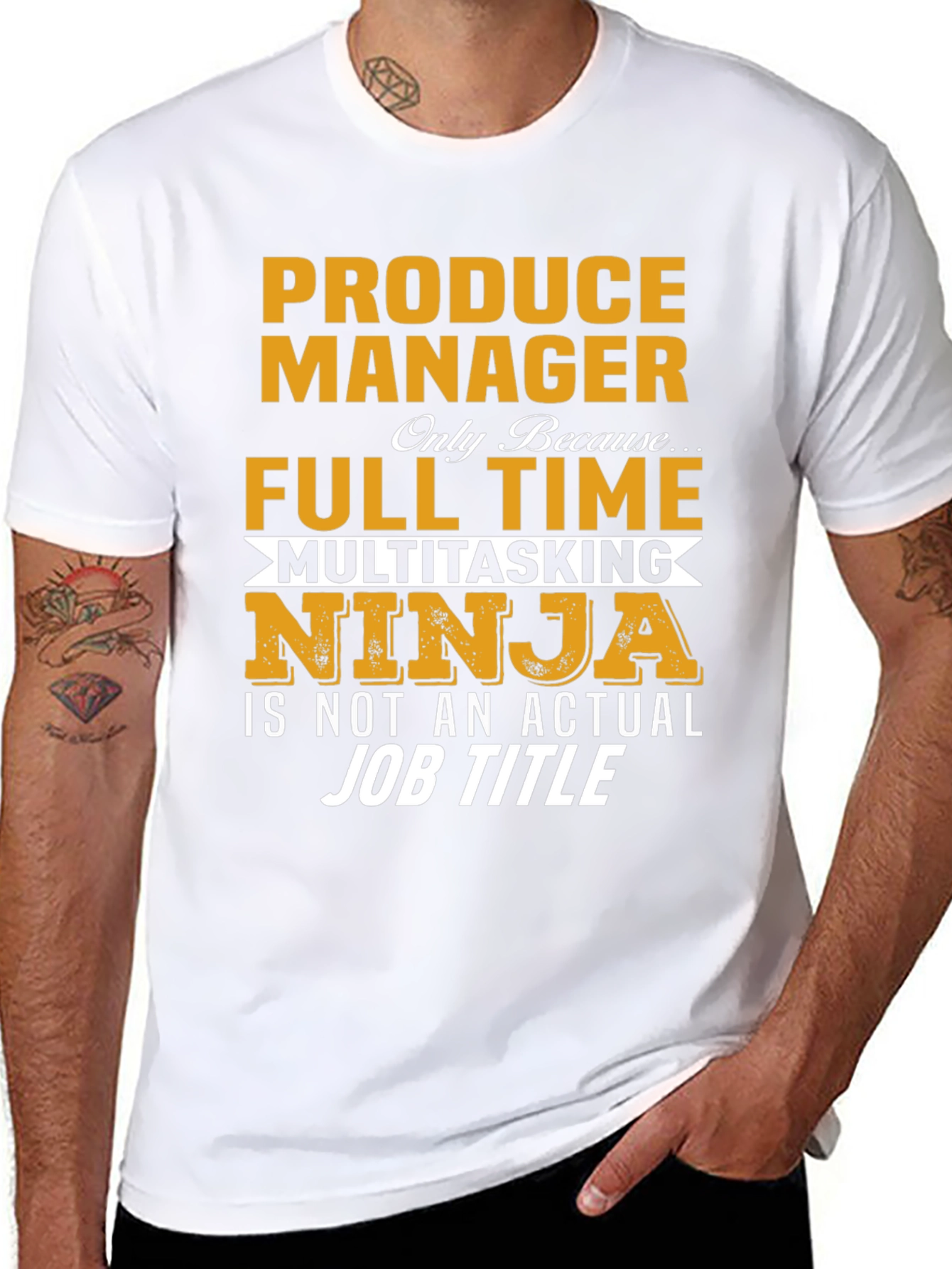 Produce Manager Multitasking Ninja T-Shirt