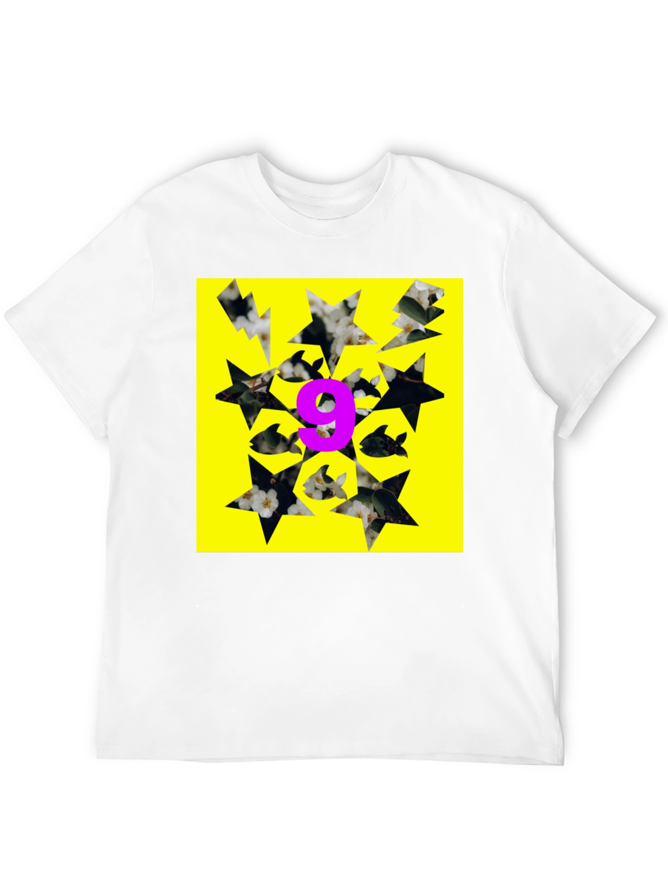 Graphic Tee - Nine Fish Star Yellow