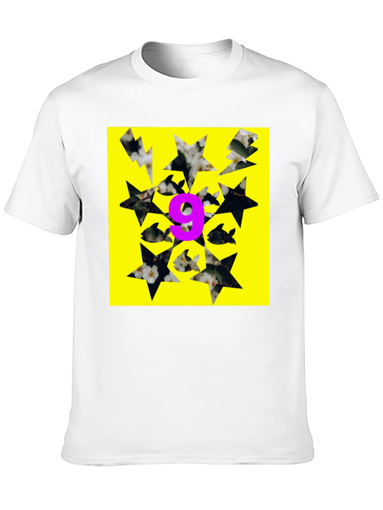Graphic Tee - Nine Fish Star Yellow