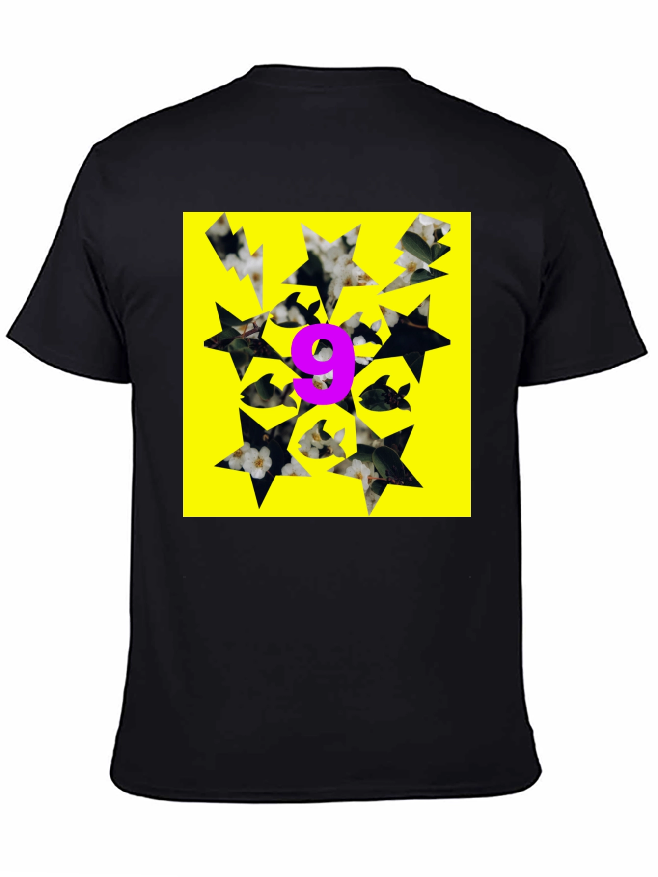 Graphic Tee - Nine Fish Star Yellow