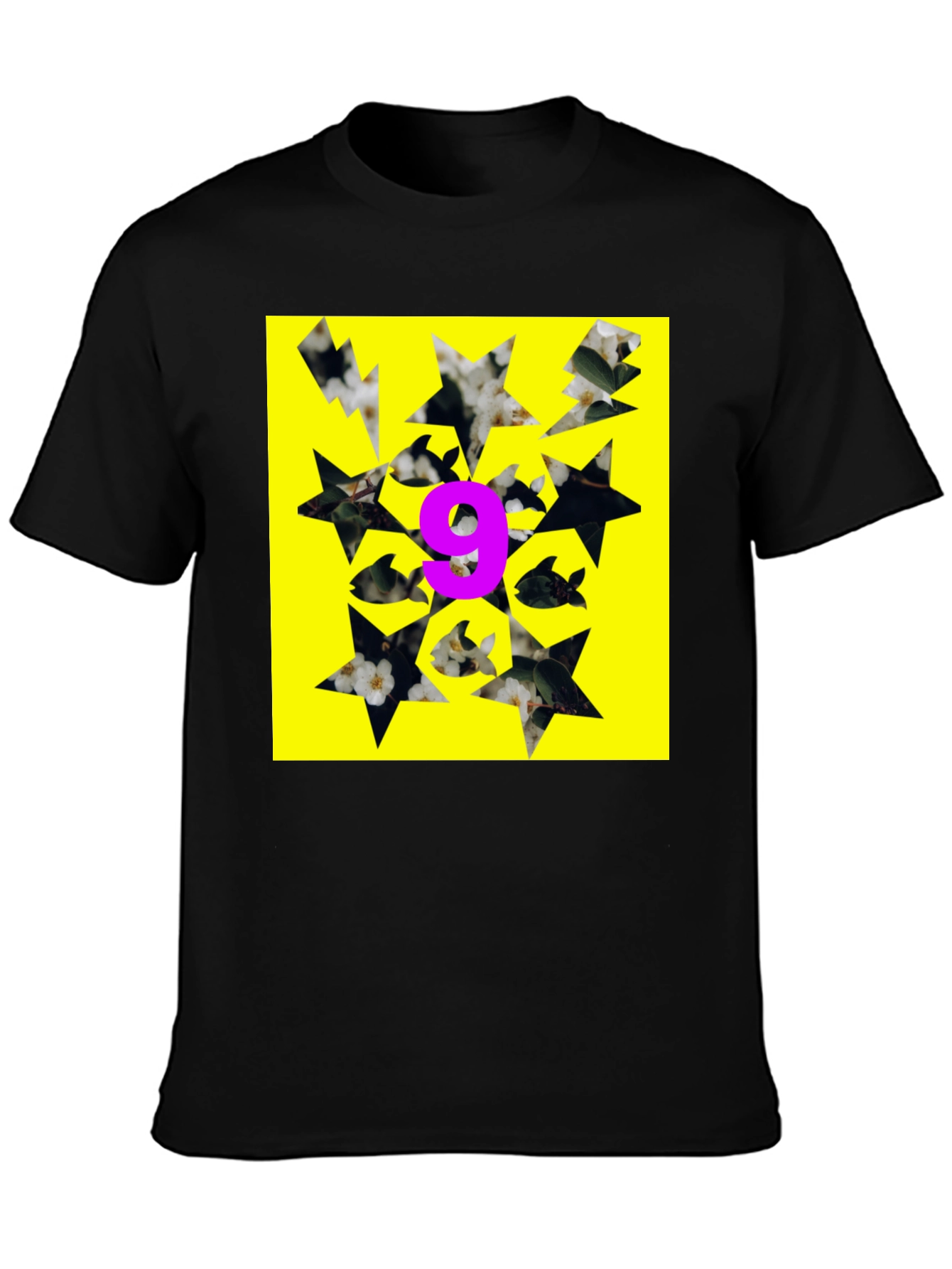 Graphic Tee - Nine Fish Star Yellow