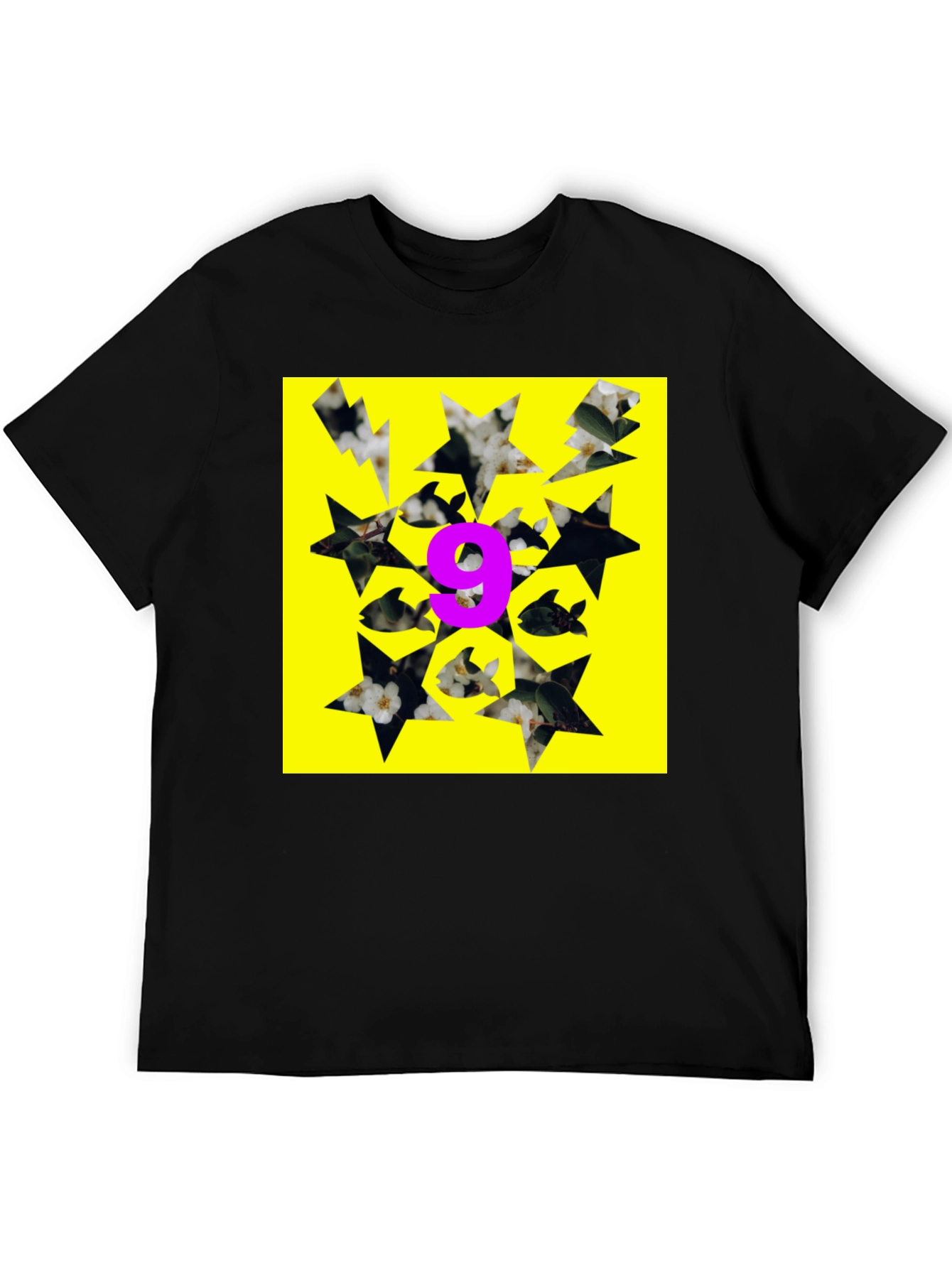 Graphic Tee - Nine Fish Star Yellow
