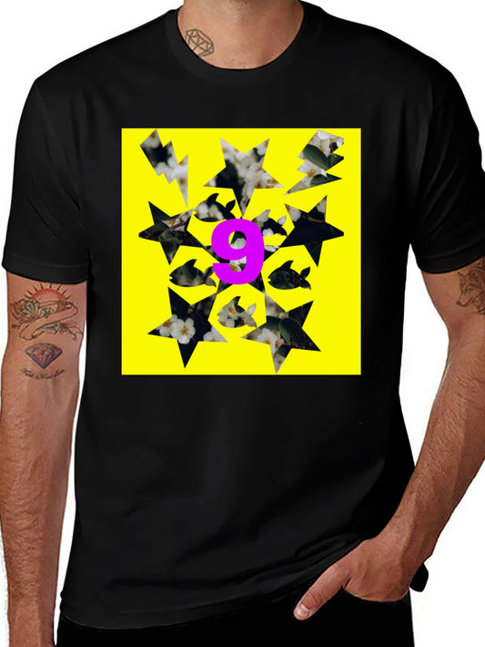 Graphic Tee - Nine Fish Star Yellow
