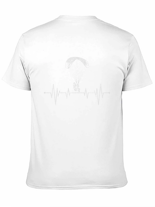 Paragliding Heartbeat T-Shirt - Adventure Tee