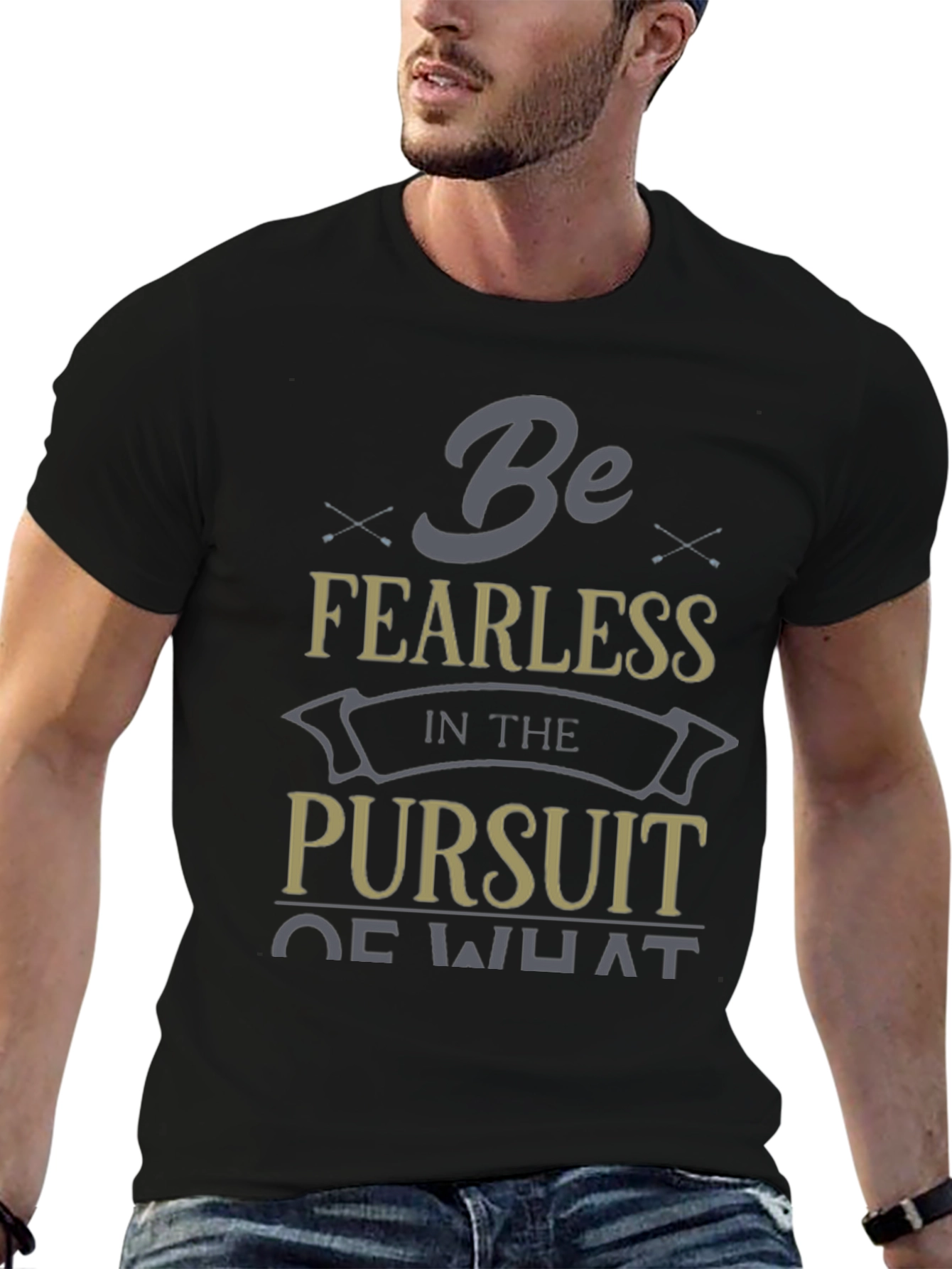 Be Fearless T-Shirt Inspirational Graphic Tee