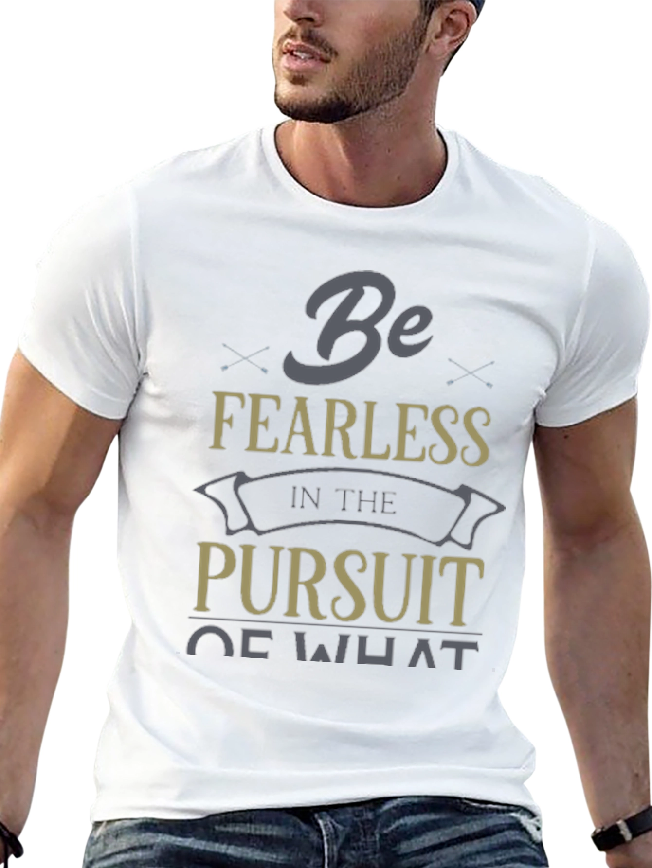 Be Fearless T-Shirt Inspirational Graphic Tee
