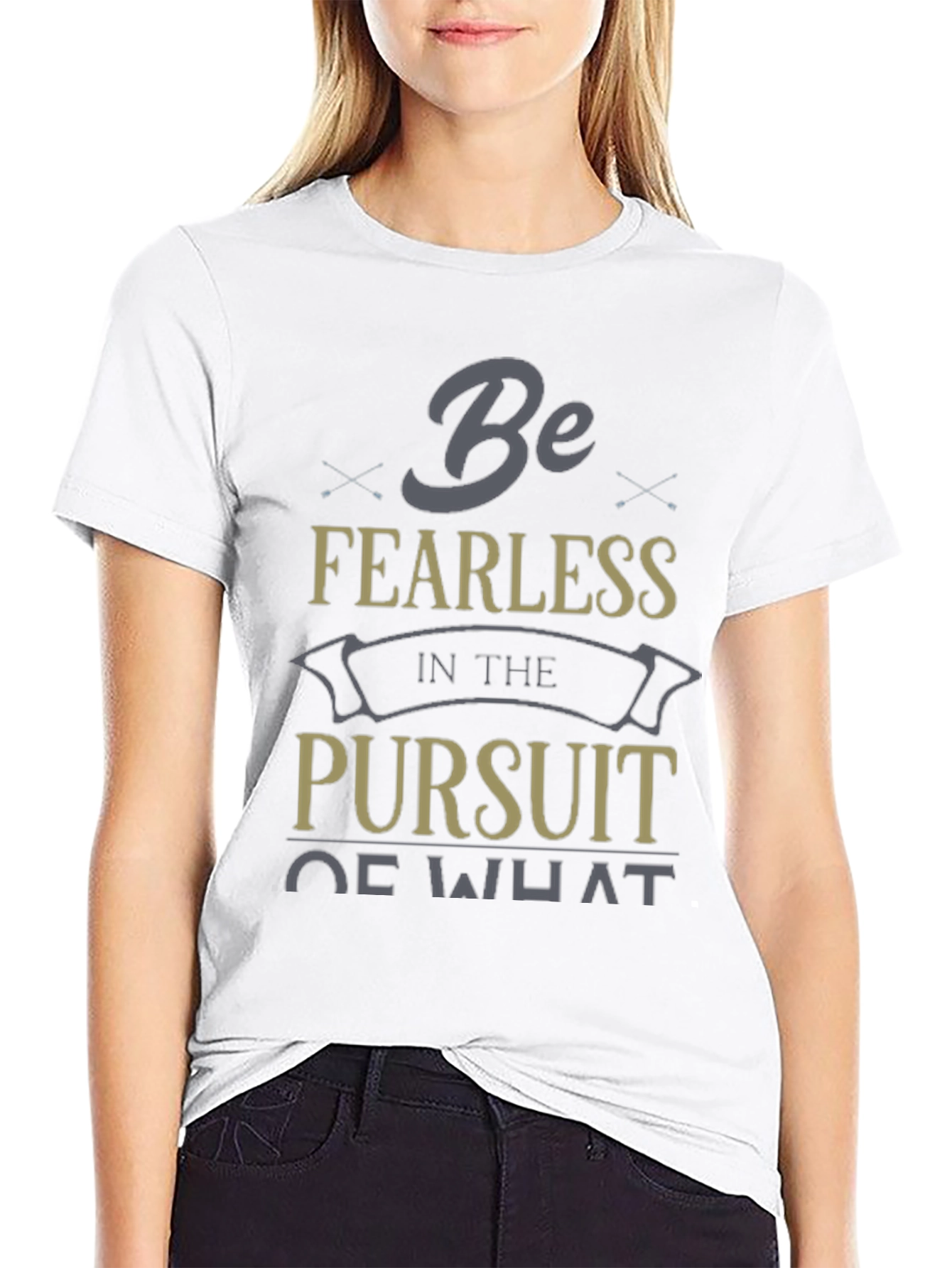 Be Fearless T-Shirt Inspirational Graphic Tee