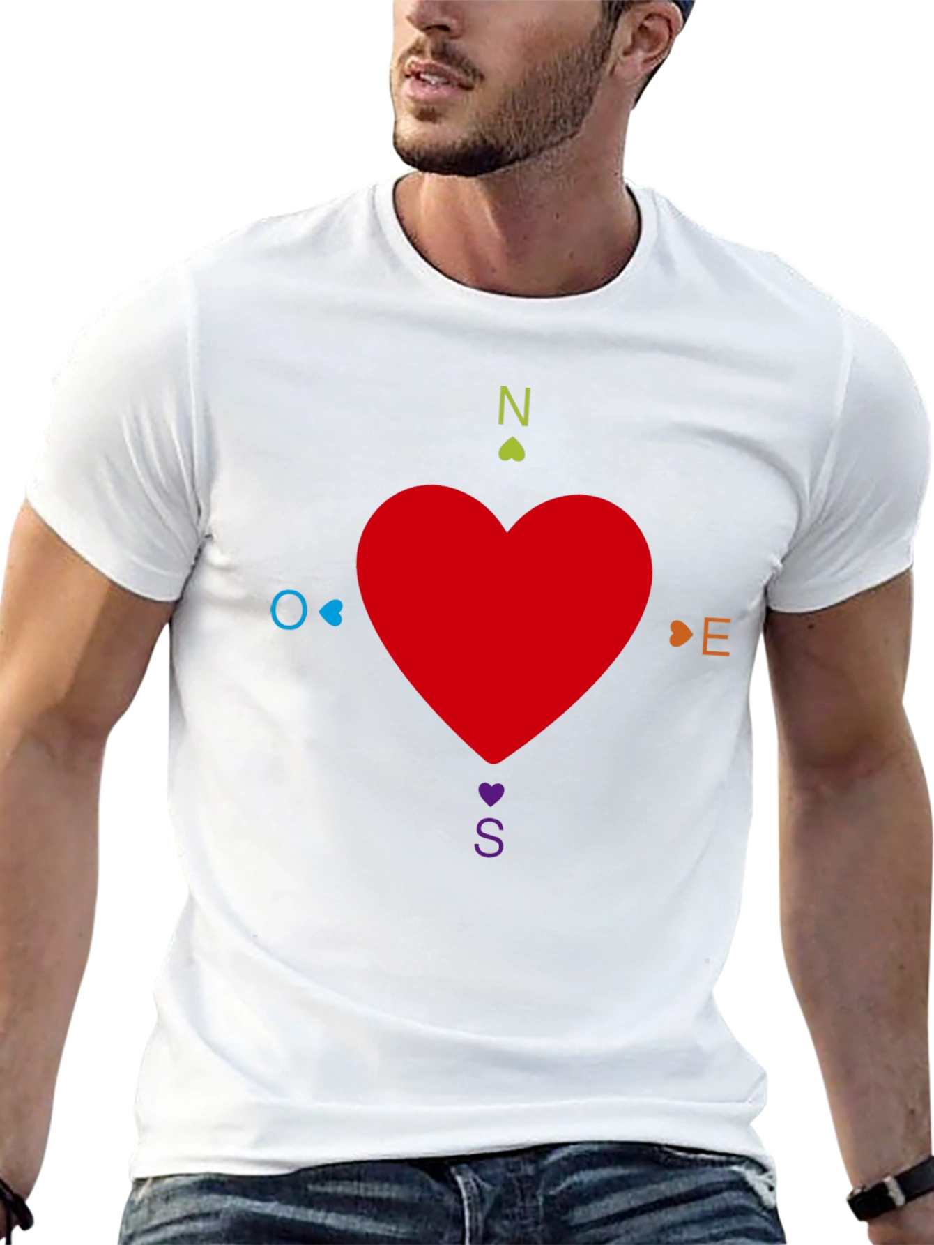 Love Compass T-Shirt - Find Your Way!
