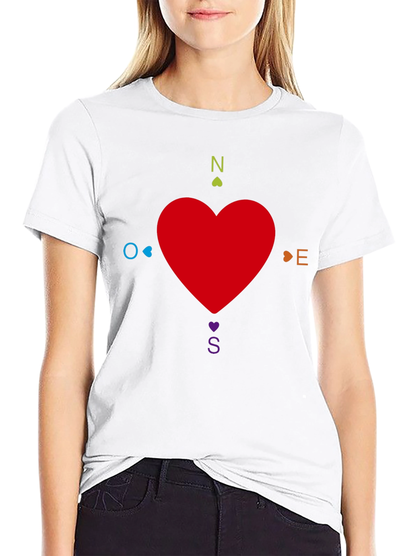 Love Compass T-Shirt - Find Your Way!