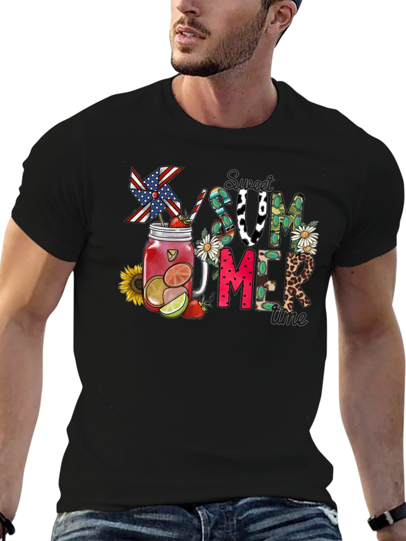 Sweet Summer Time Graphic T-Shirt