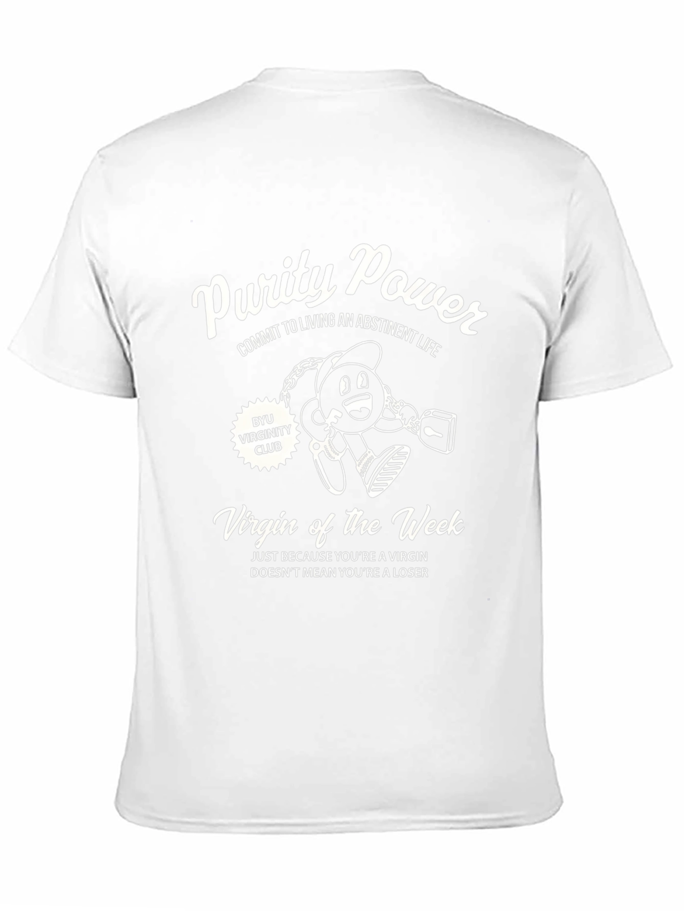 Purity Power T-Shirt Virginity Club Week Cotton Tee