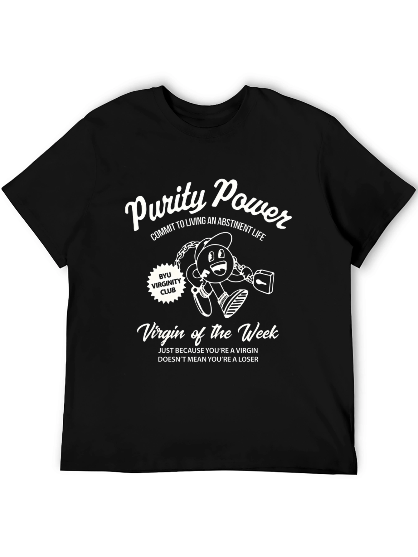 Purity Power T-Shirt Virginity Club Week Cotton Tee