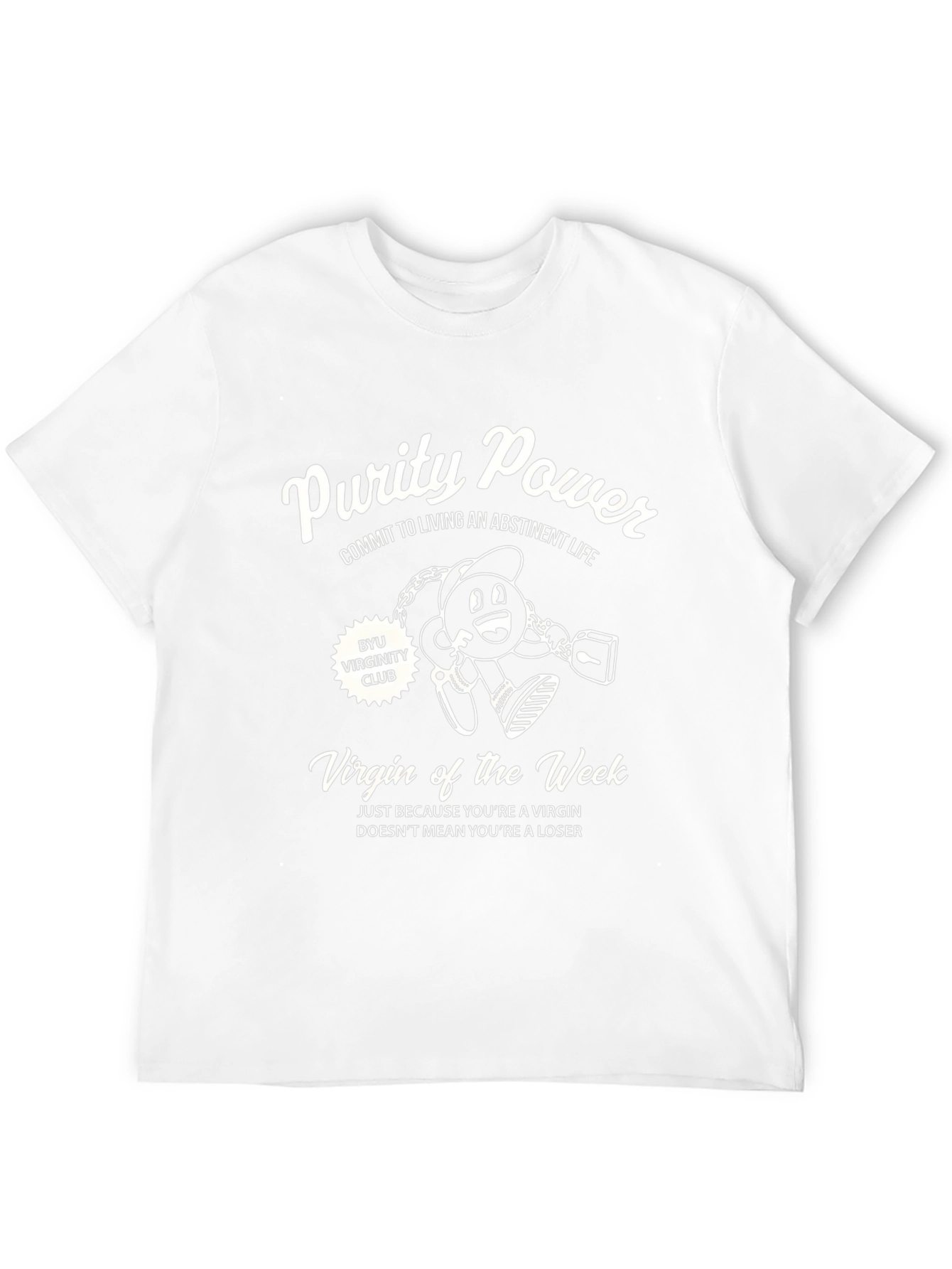 Purity Power T-Shirt Virginity Club Week Cotton Tee