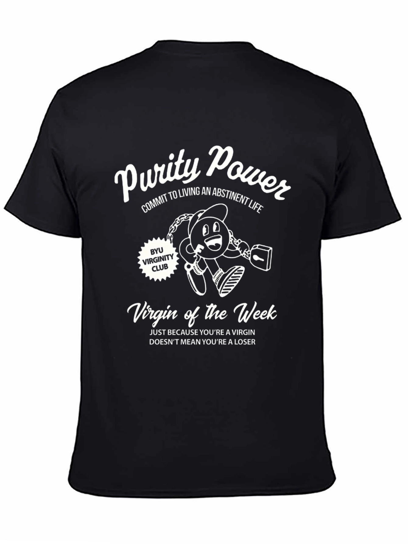 Purity Power T-Shirt Virginity Club Week Cotton Tee