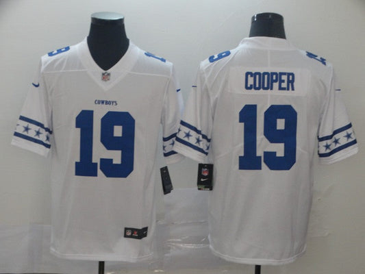 Men's Dallas Cowboys Amari Cooper #19 White Game Player Jerseys