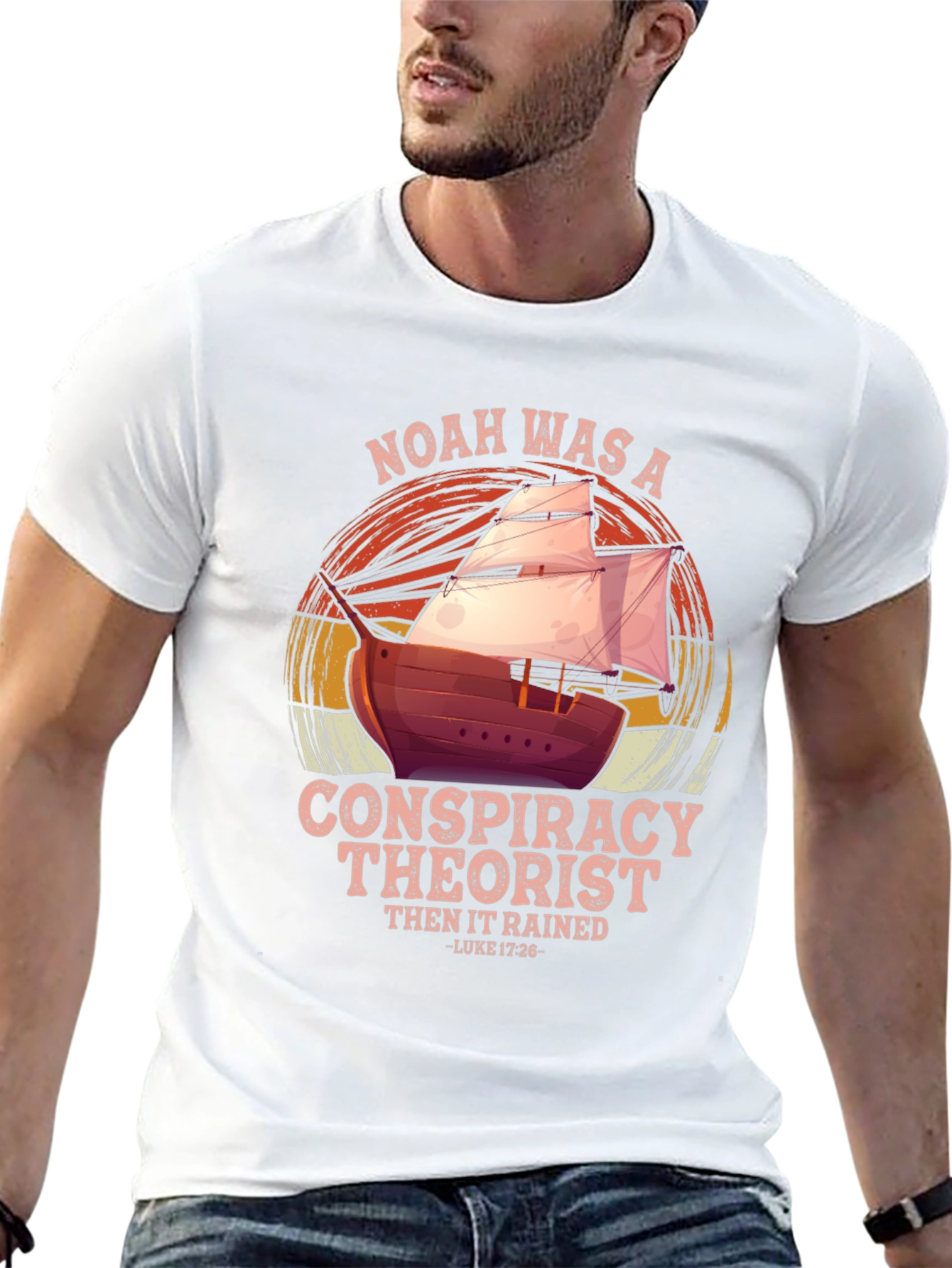 Noah Conspiracy Theorist Graphic T-Shirt